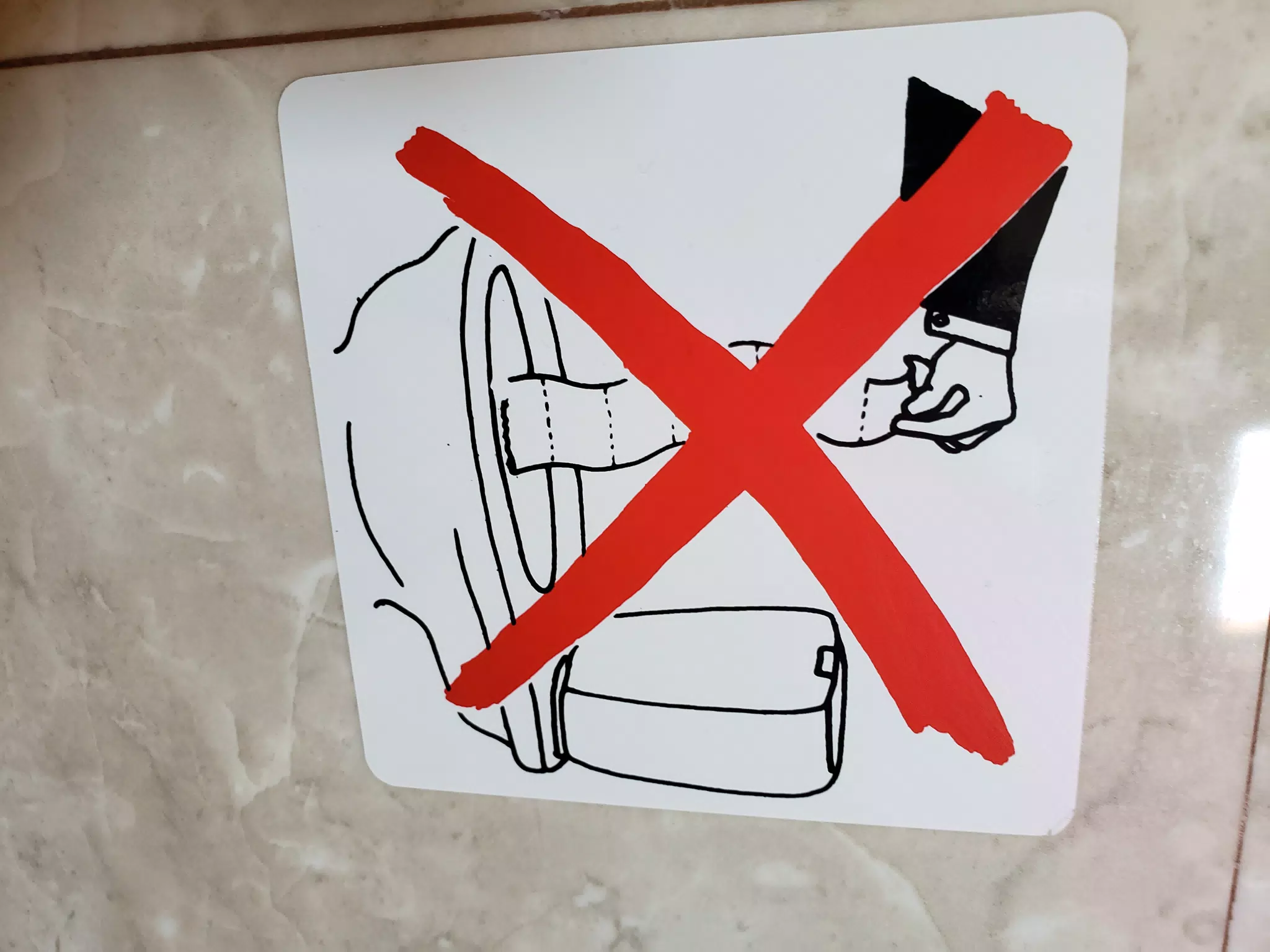 No Flushing Toilet Paper in Greece - Aptera, Crete