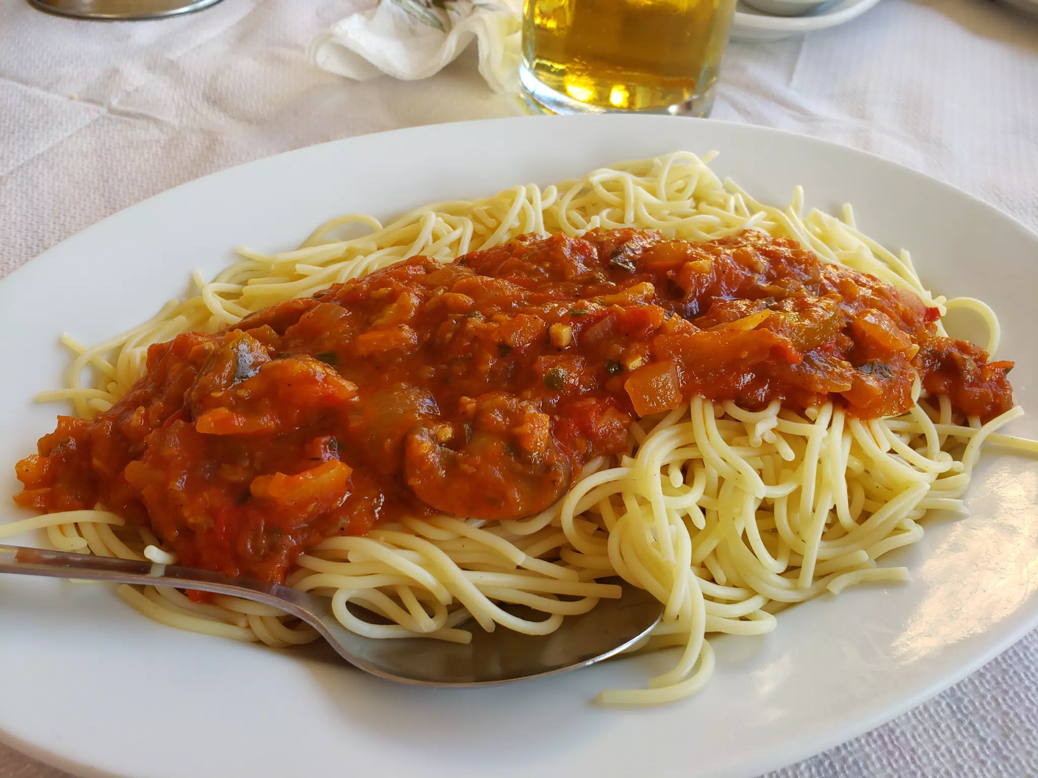 Pasta at the Cretan Corner