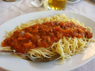 Pasta at the Cretan Corner