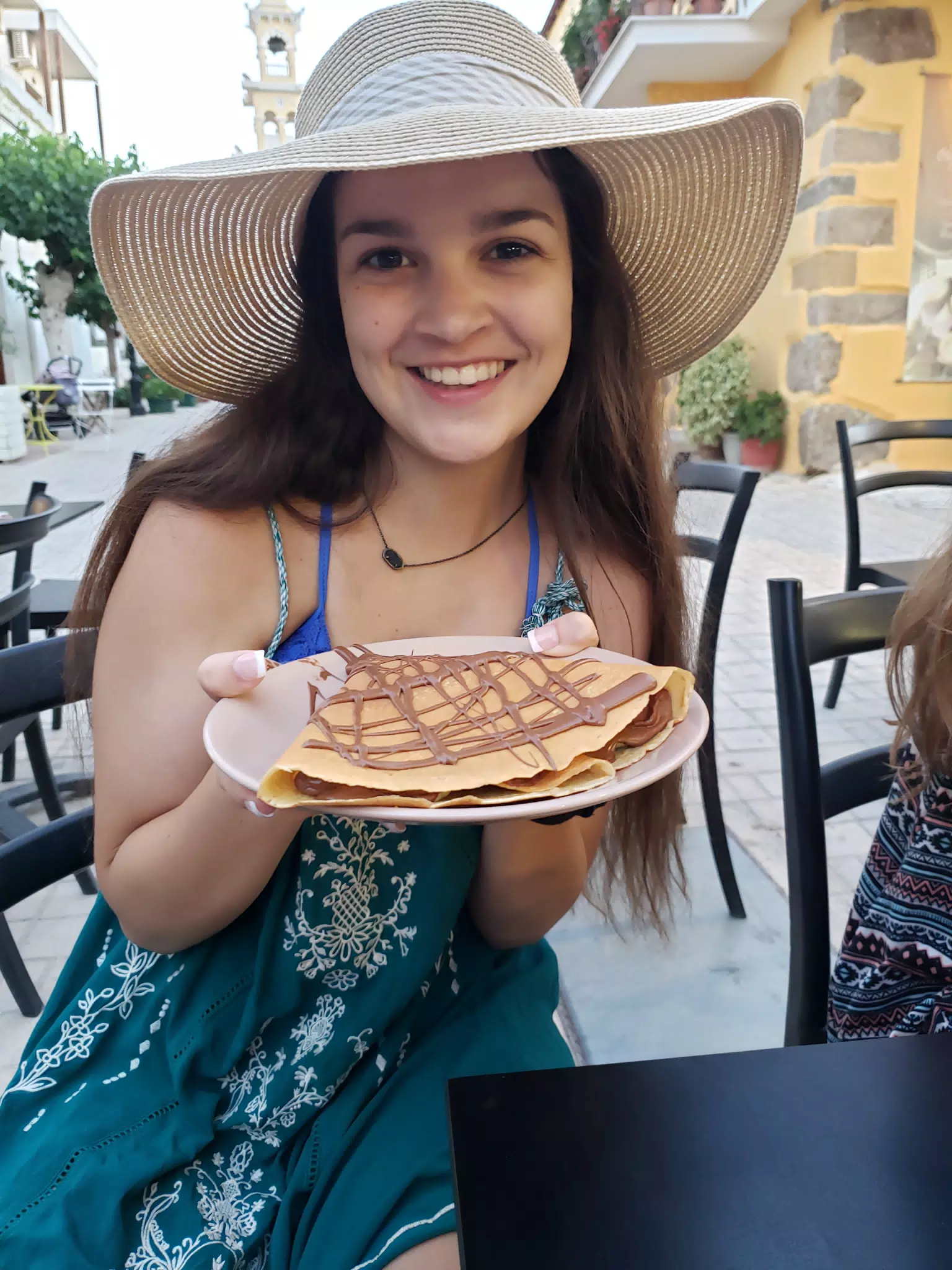 Emily with Chocolate Crepe