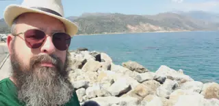 Scott Alan Miller by Sea in Crete
