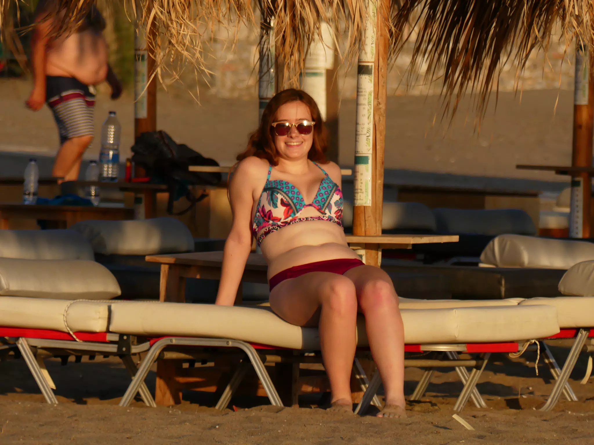 Madeline on Greek Beach
