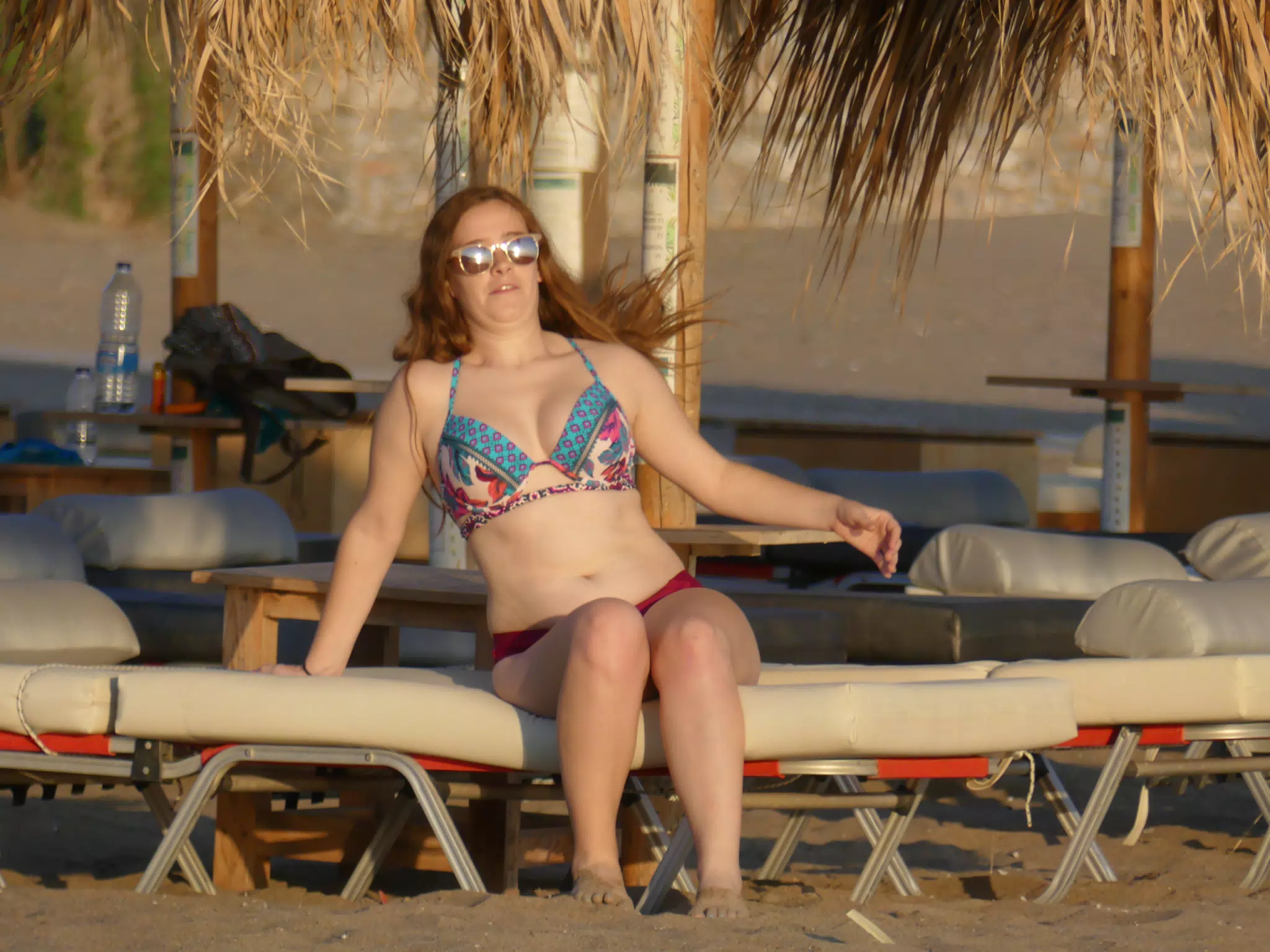 Madeline on Beach Chair