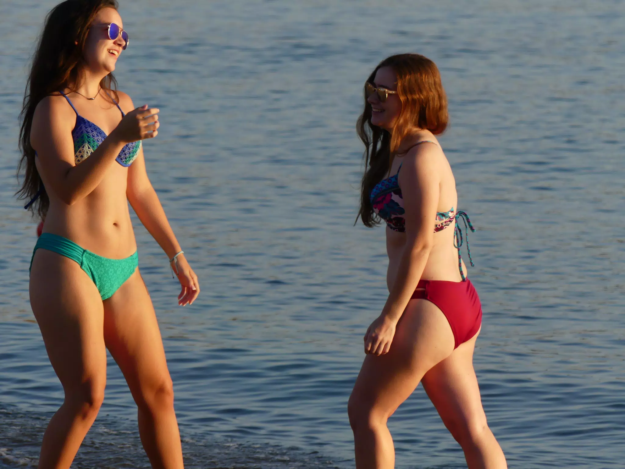 Sisters On Palaiochora Beach