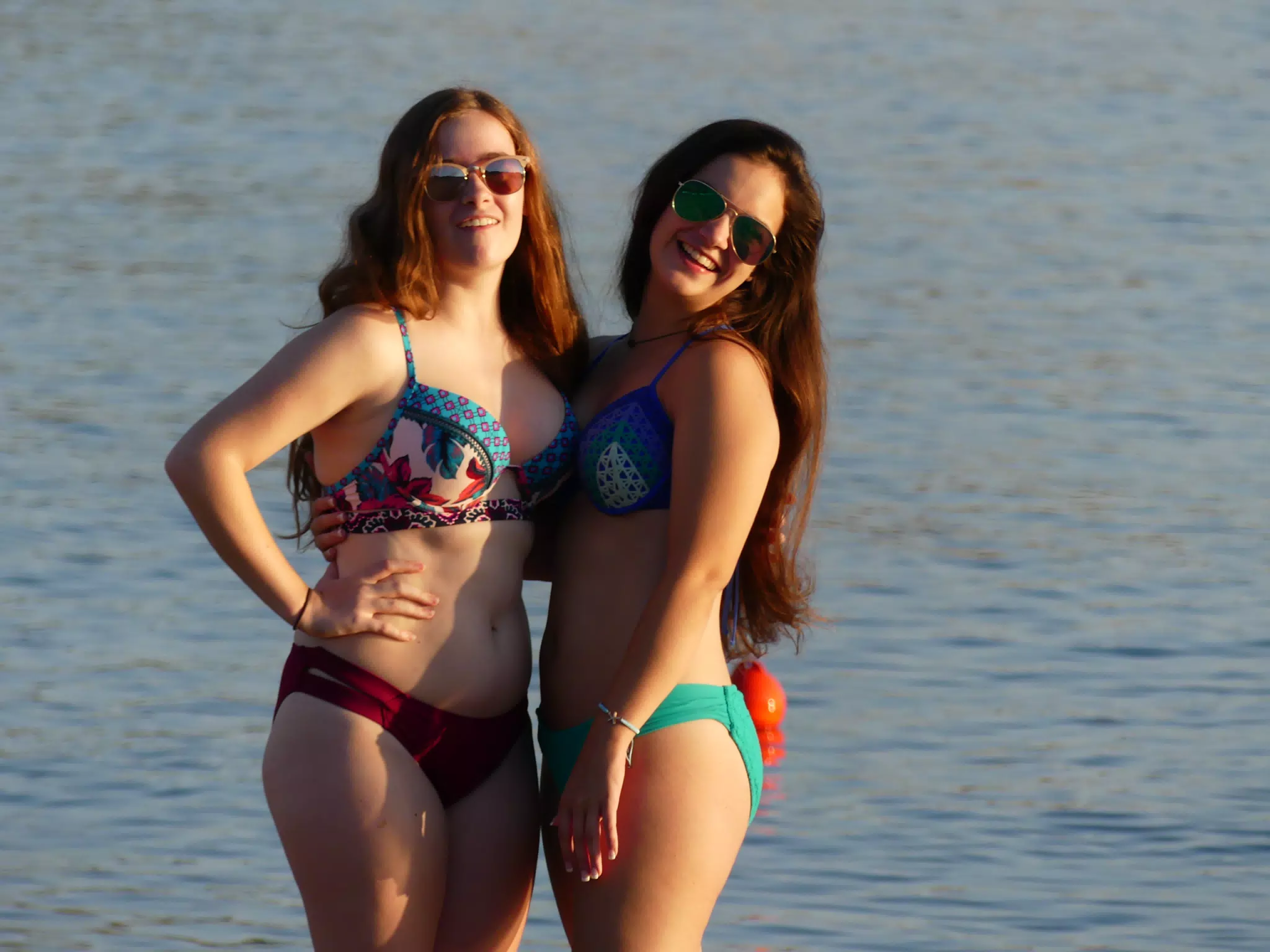 Grice Girls on Greek Beach