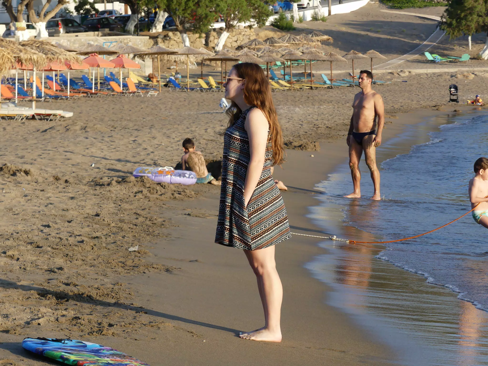 Madeline on Palaiochora Beach