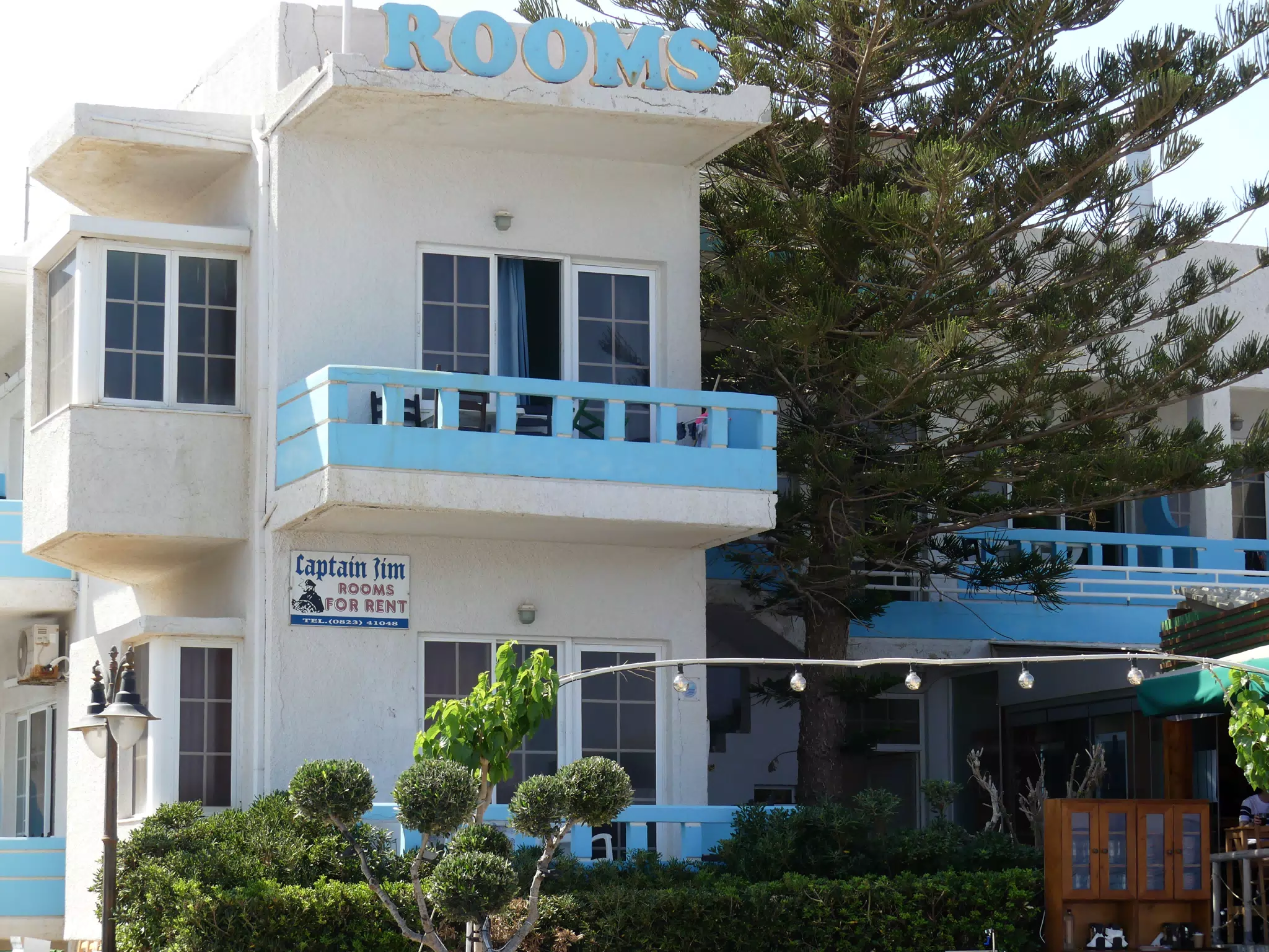 Captain Jim Rooms for Rent Palaiochora