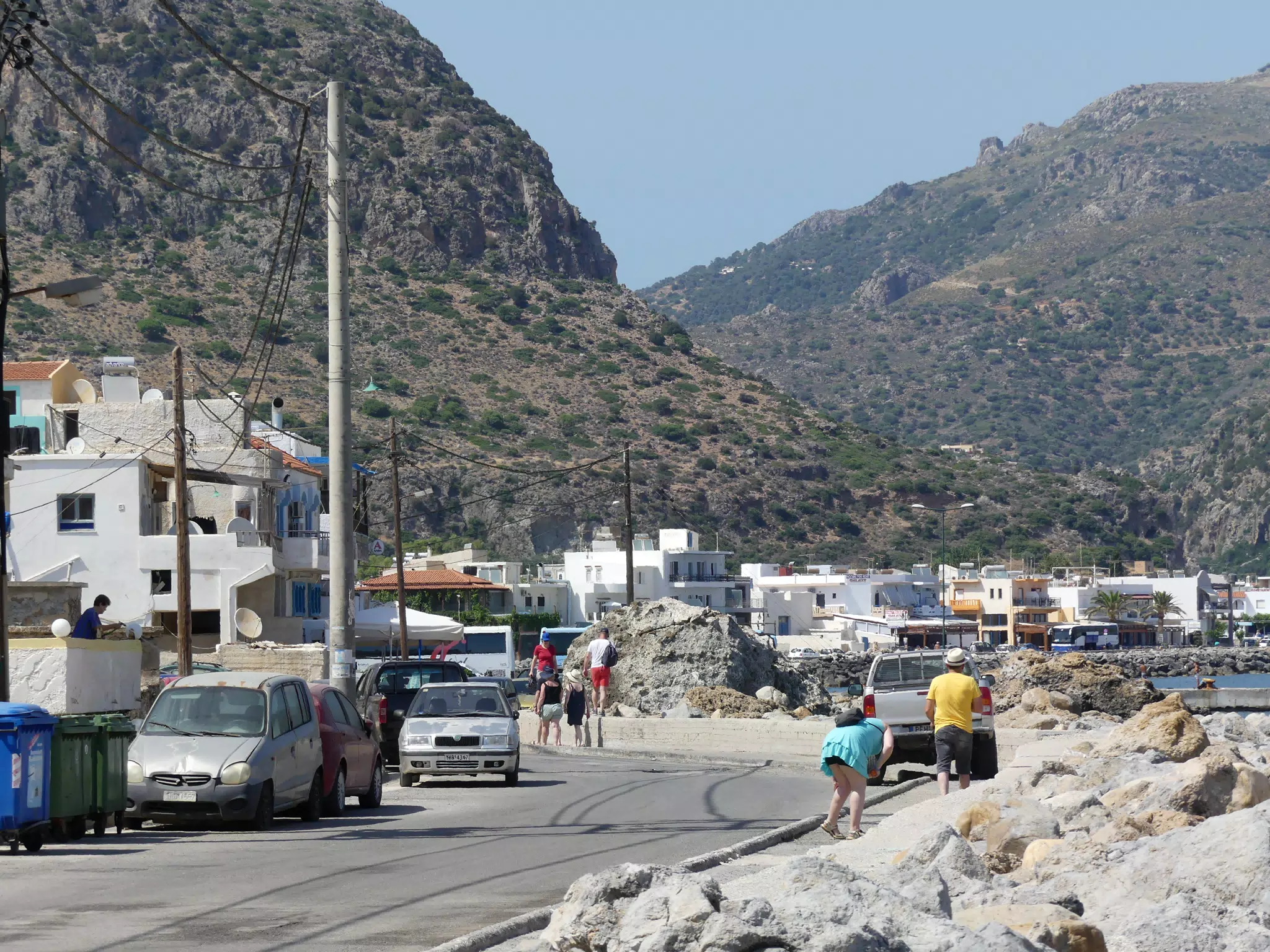 Waterfront Drive in Paleochora