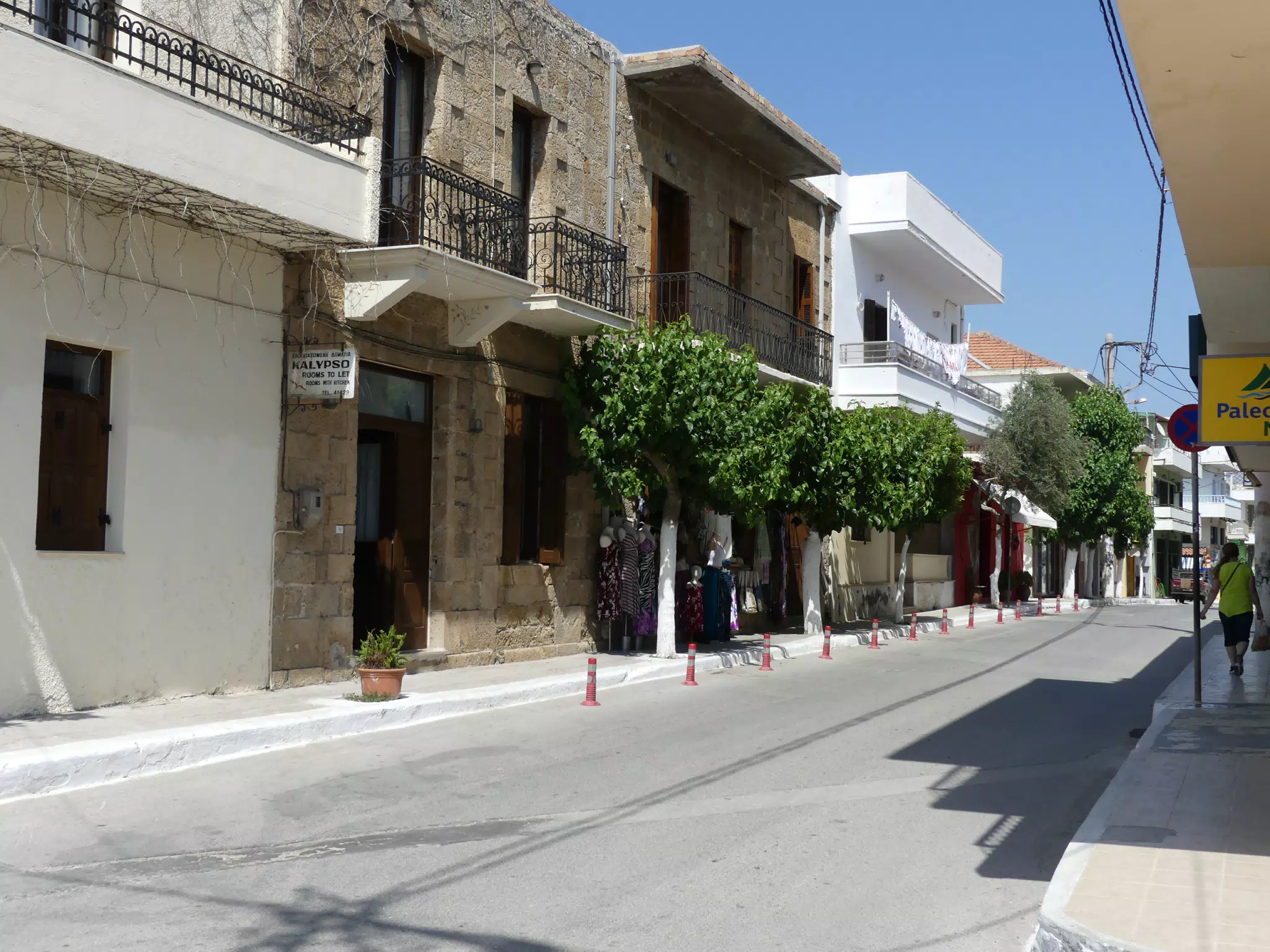 Street in Paleochora