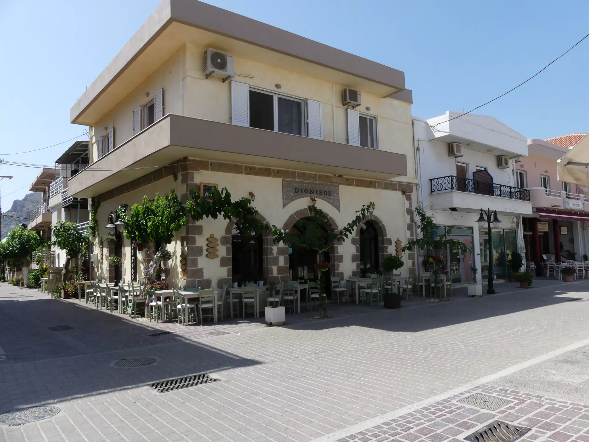 Restaurant in Paleochora, Crete