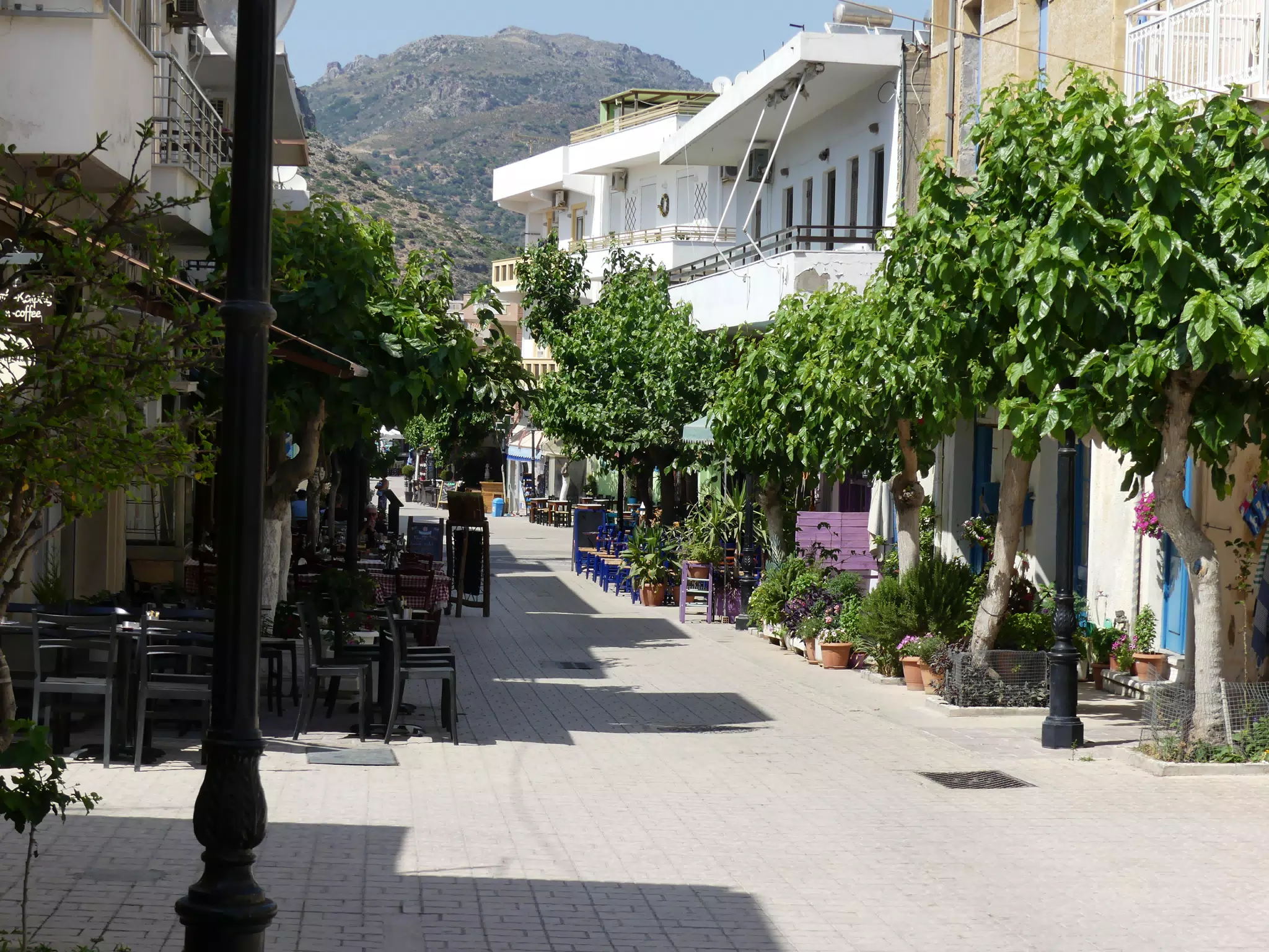 Street in Paleochora, Crete