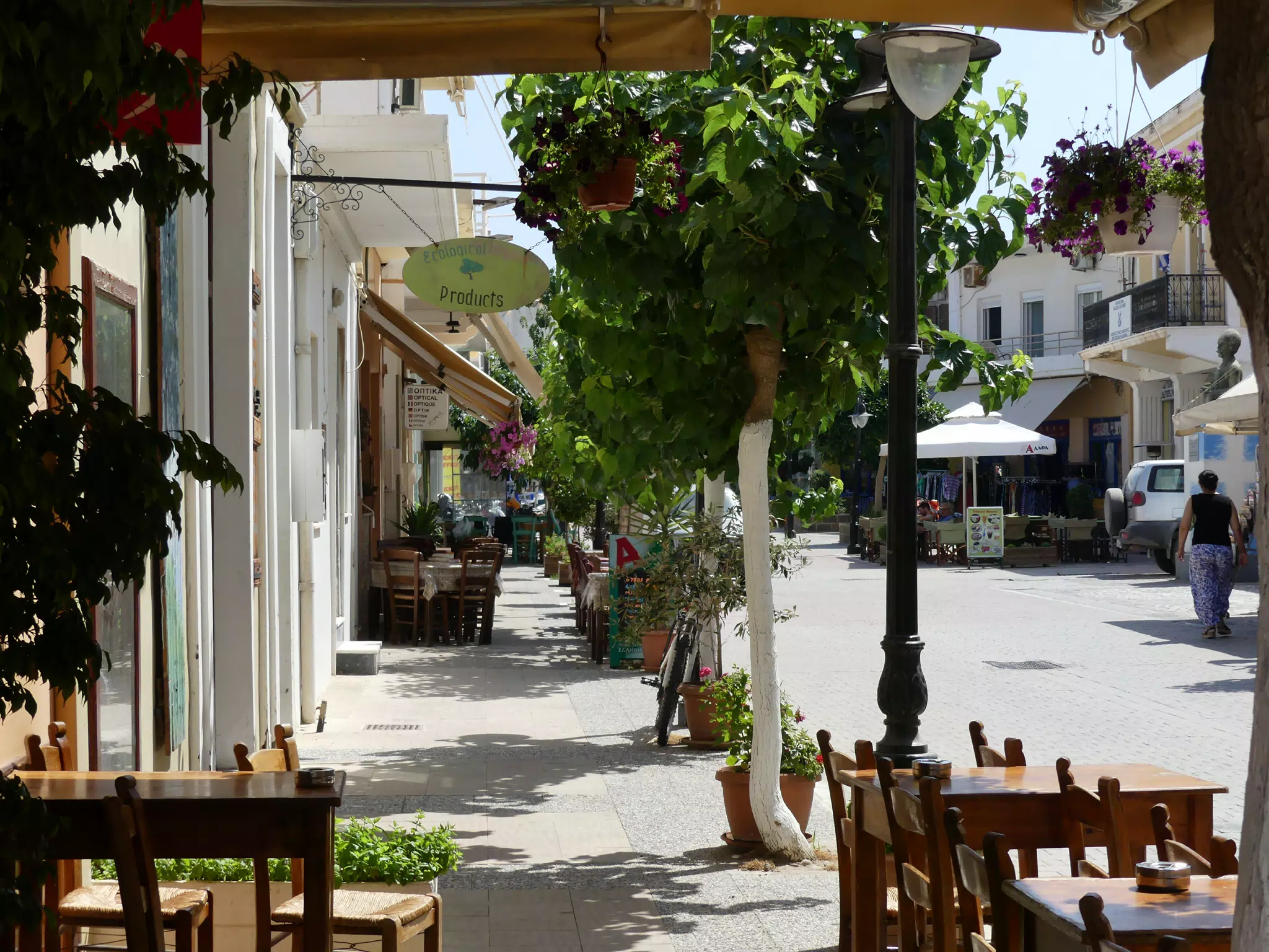 Sidewalk in Paleochora, Crete