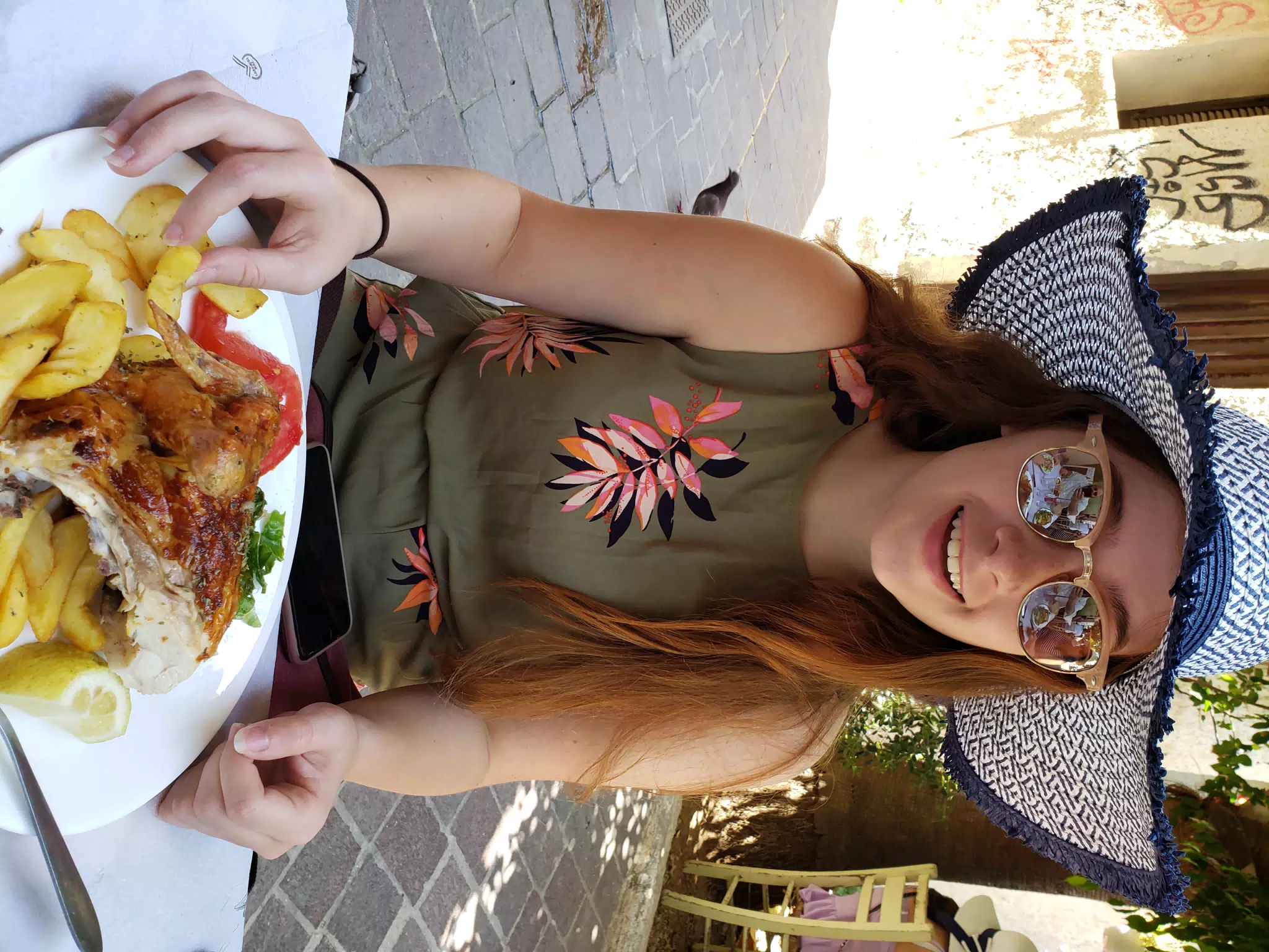 Madeline with Grilled Chicken in Chania