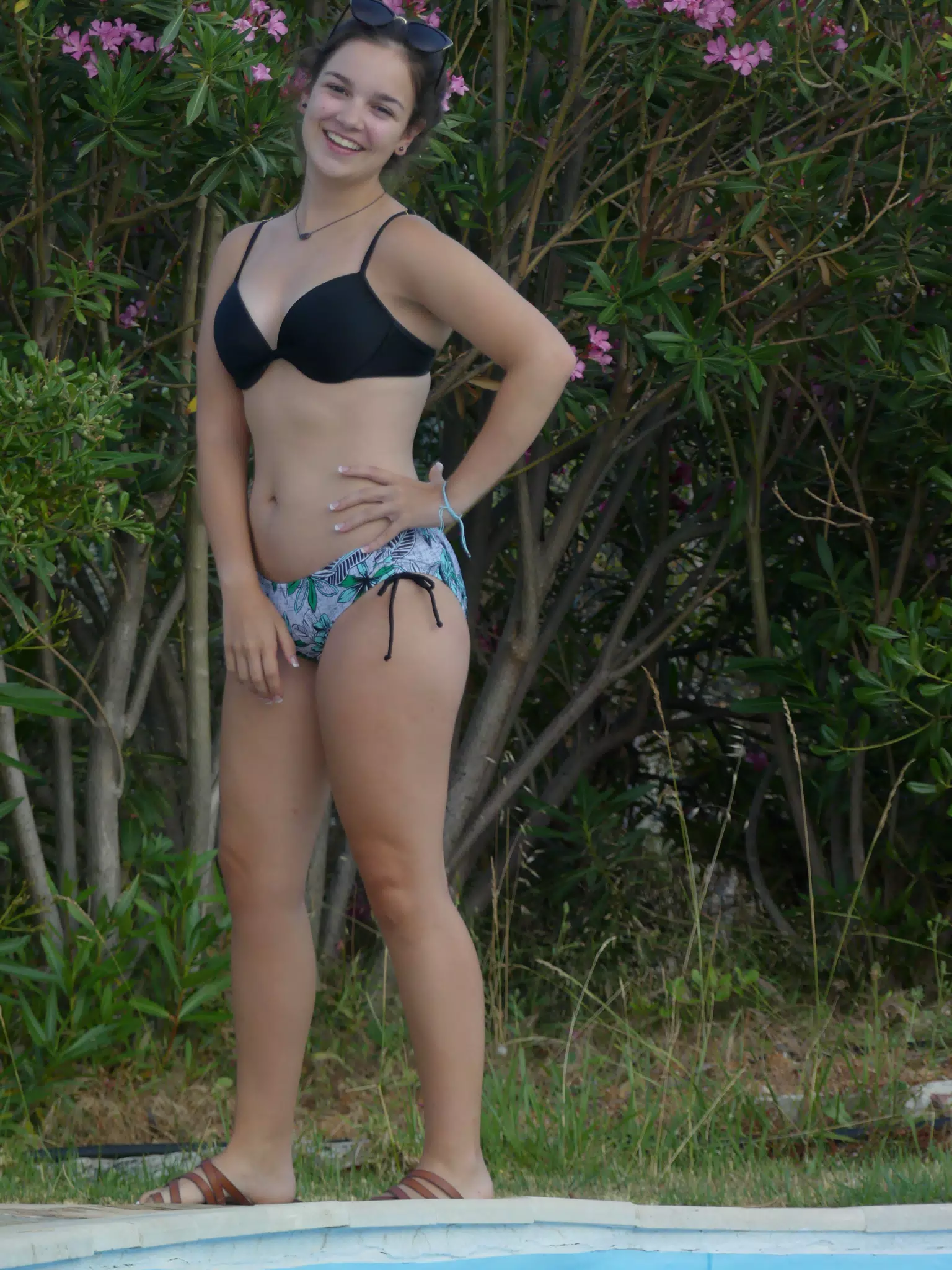 Emily by Swimming Pool in Aptera