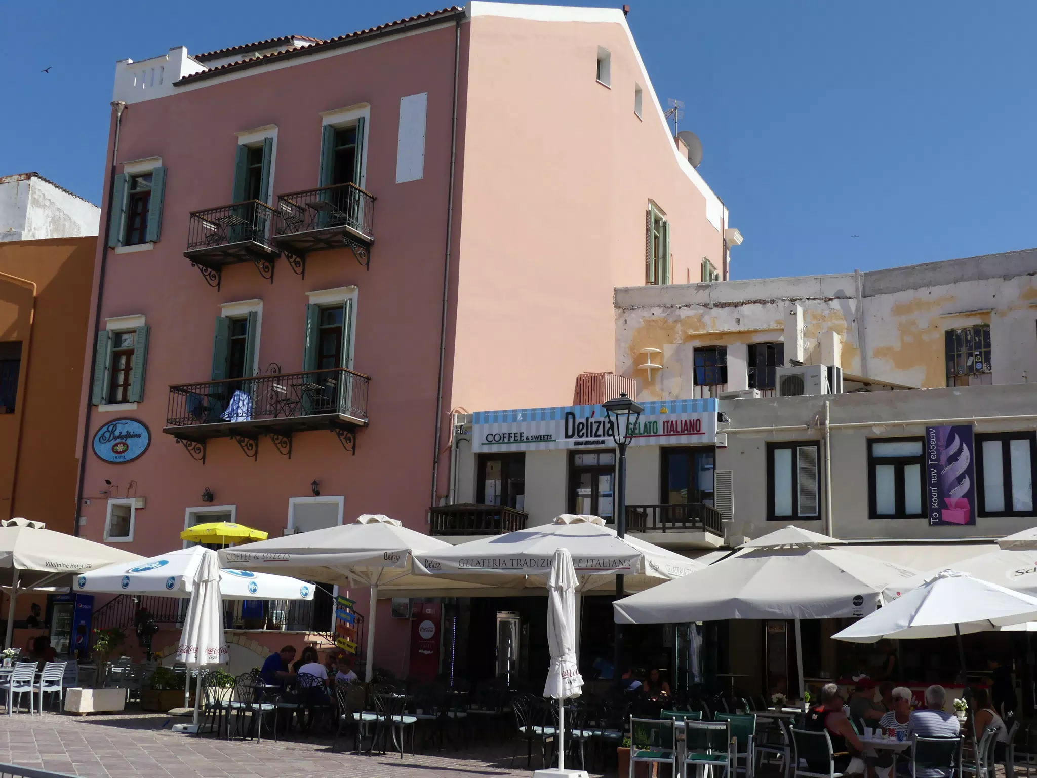 Shops in Plaza in Chania