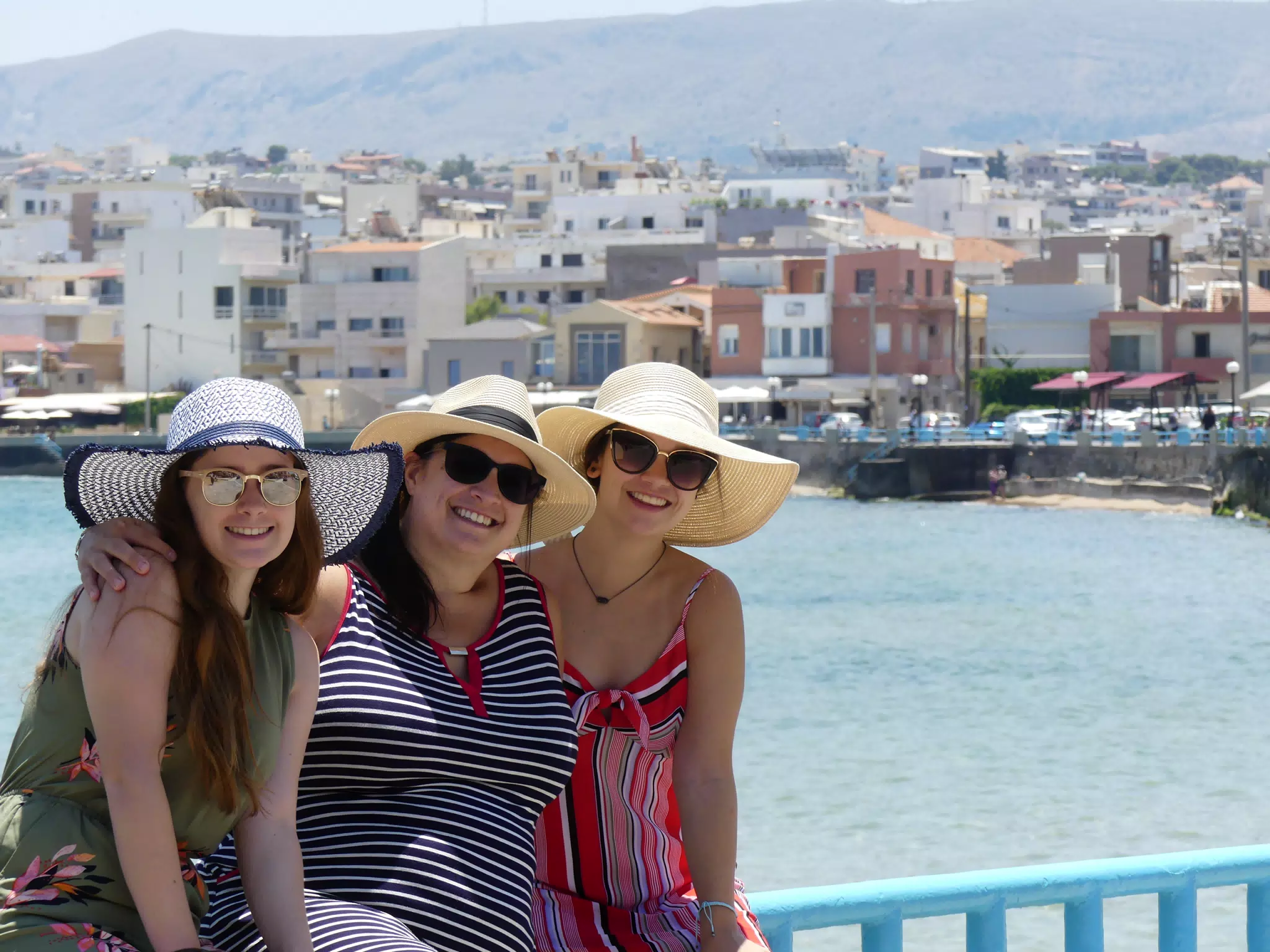 The Girls Posing in Chania