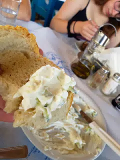 Tzatziki Sauce on Break in Aptera, Crete