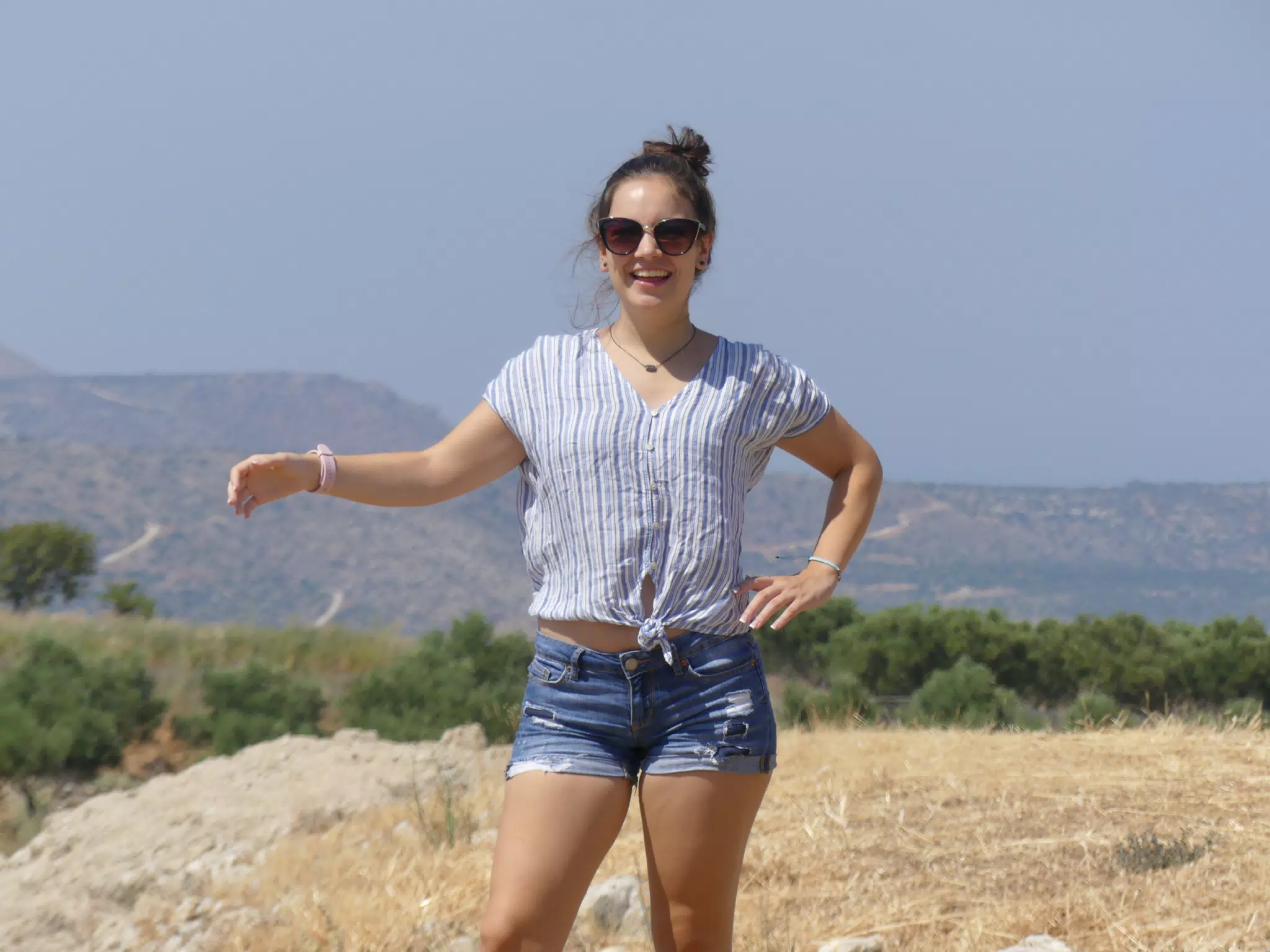 Emily in Ancient Aptera