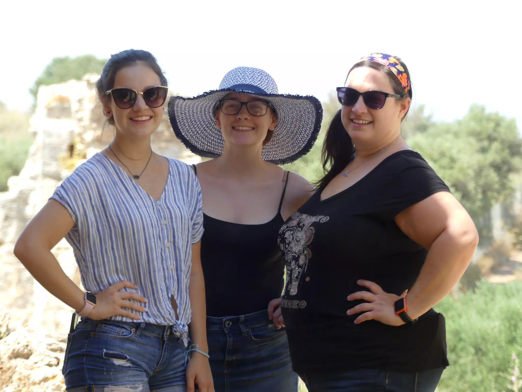 Emily, Madeline & Dominica in Ancient Aptera