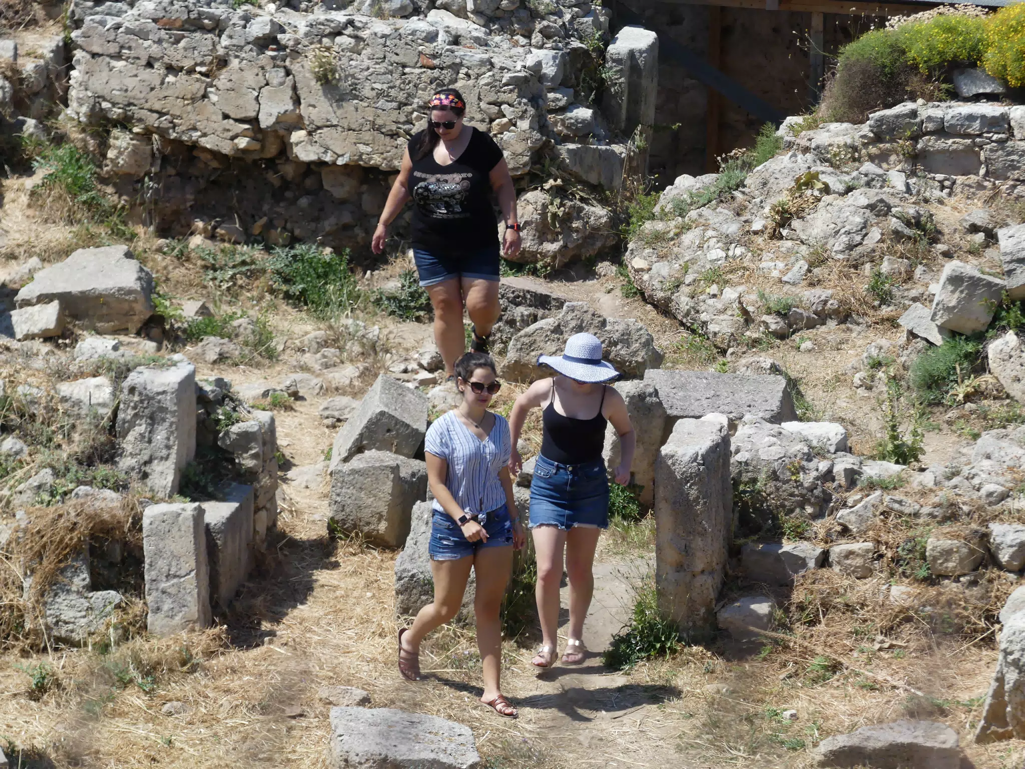 The Girls Exploring Ancient Aptera