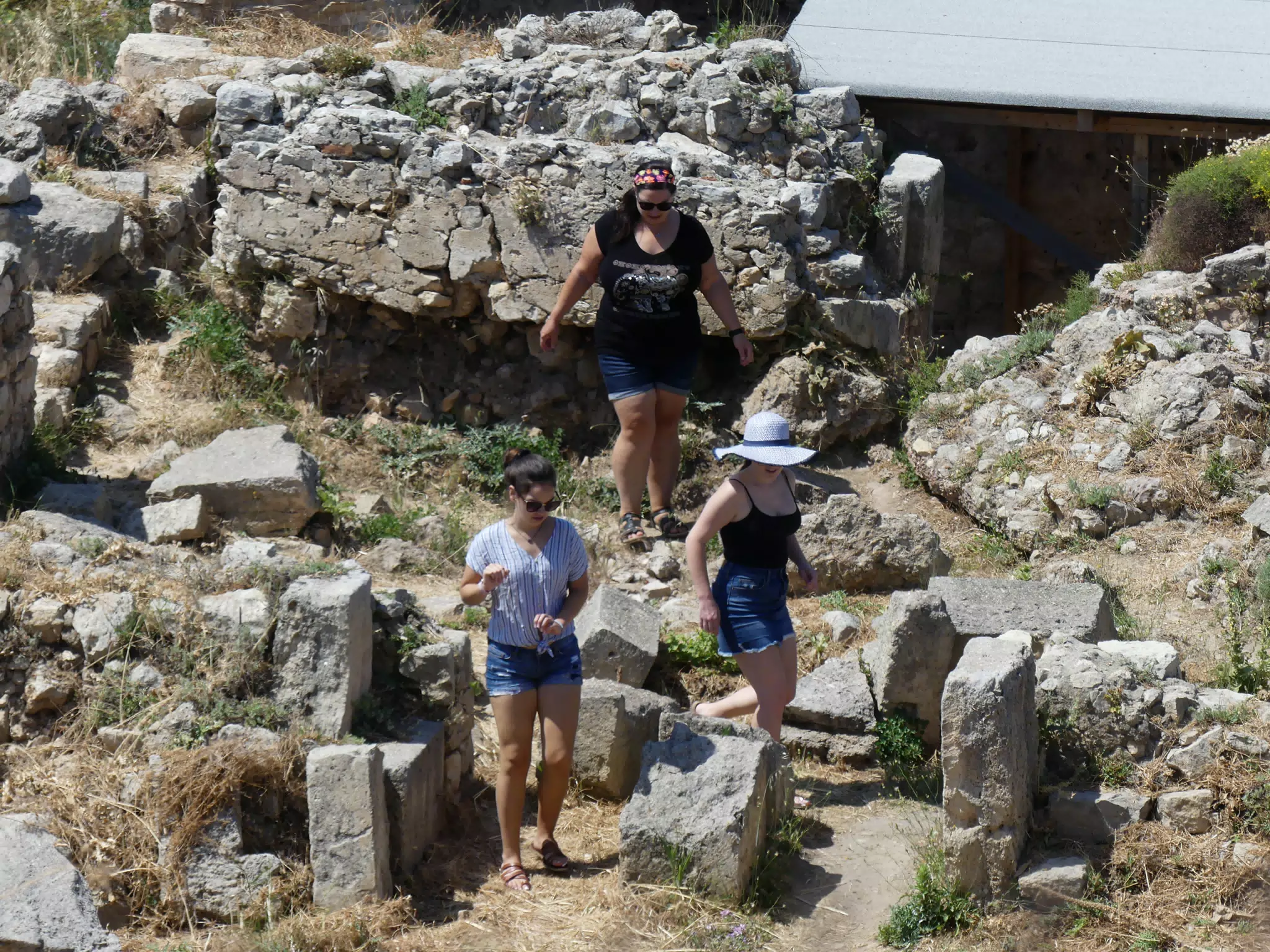 The Girls Exploring Ancient Aptera