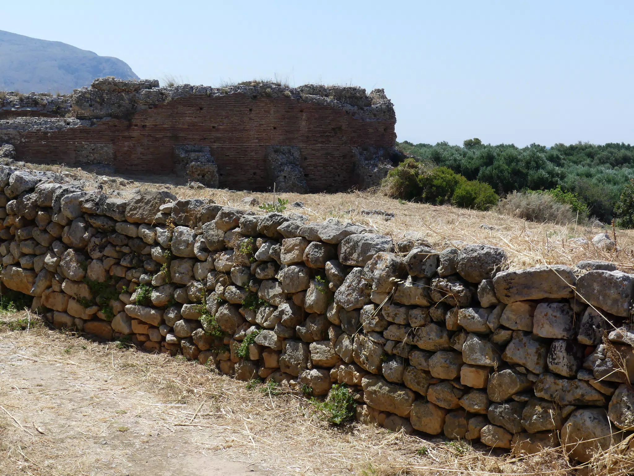 Stone Wall in Ancient Aptera