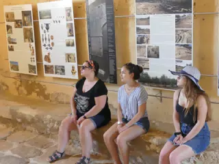 Dominica, Emily & Madeline in Ancient Aptera