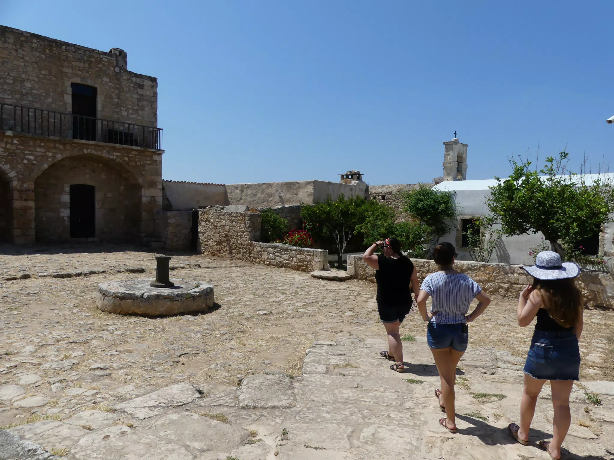 The Girls Exploring Ancient Aptera