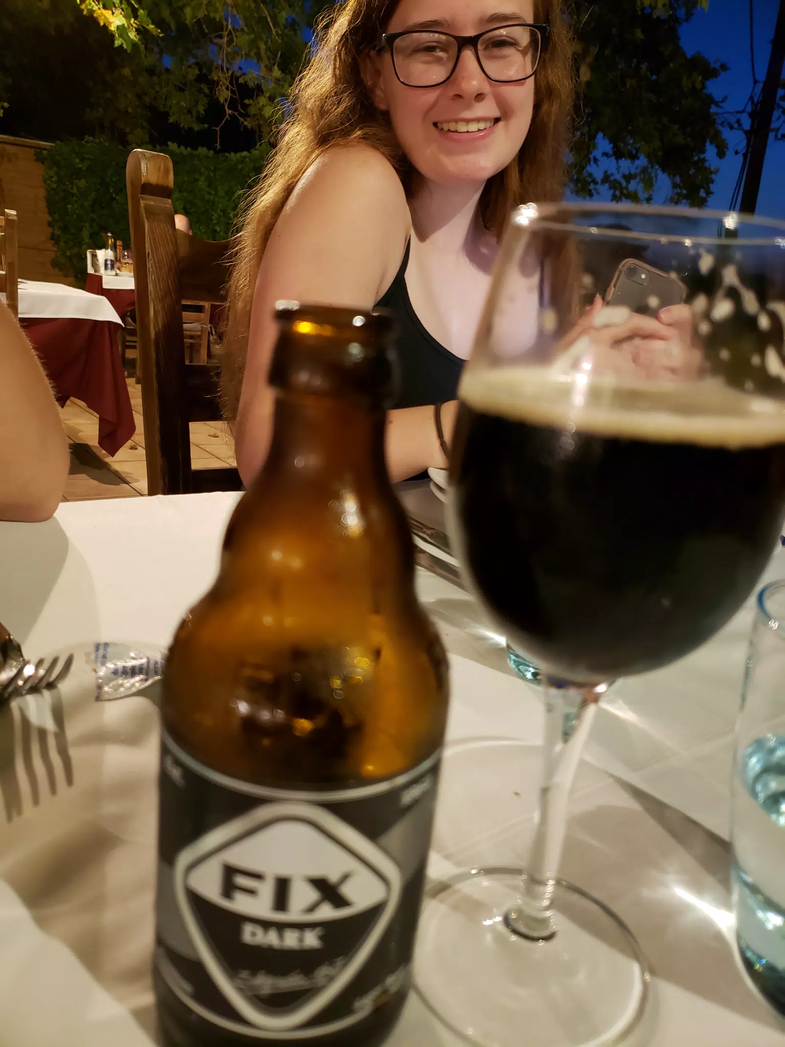 Madeline at Don Rosario in Aptera, Crete