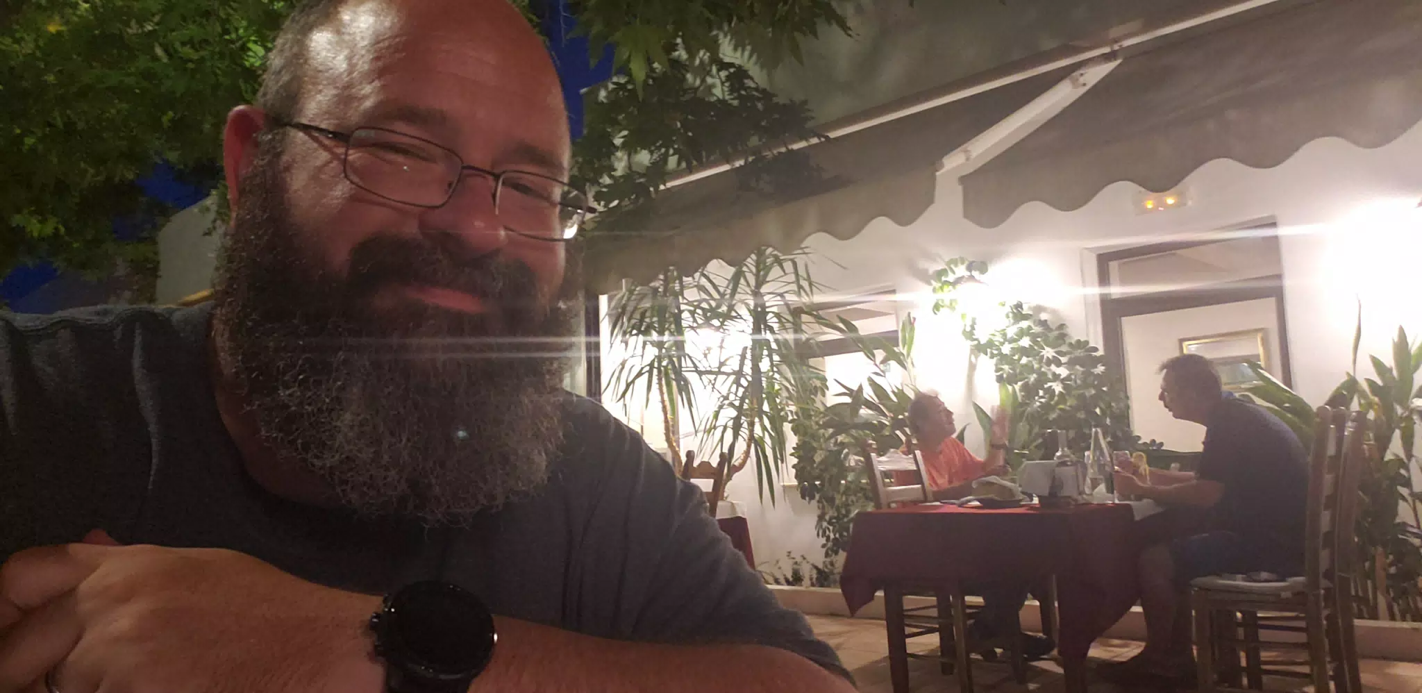 Me at Dinner at Don Rosario in Aptera