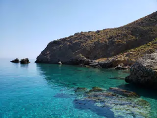 Clear Water at Beach of Sfakia, Crete