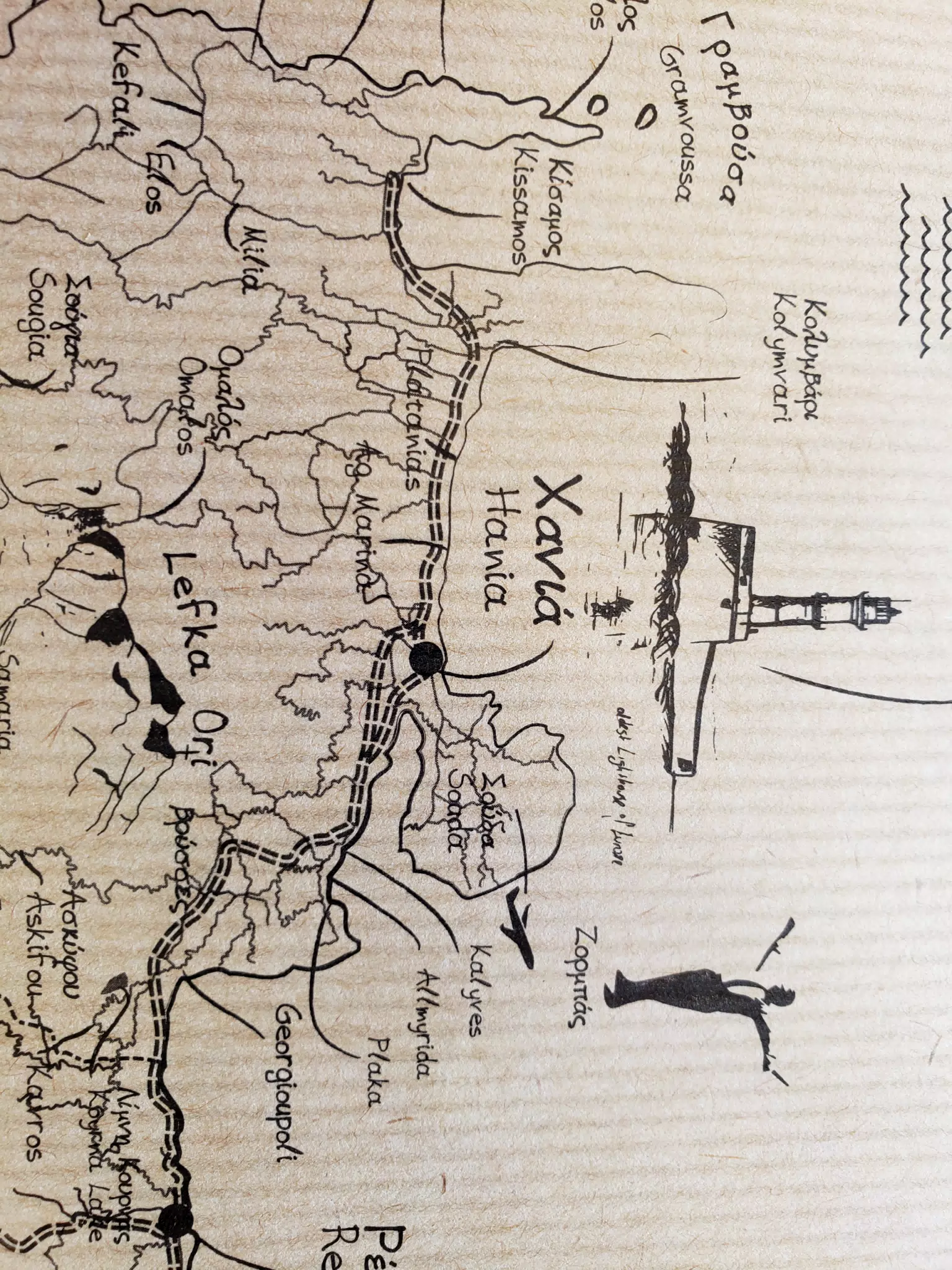 Map of Crete