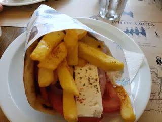Vegetarian Gyro on Crete