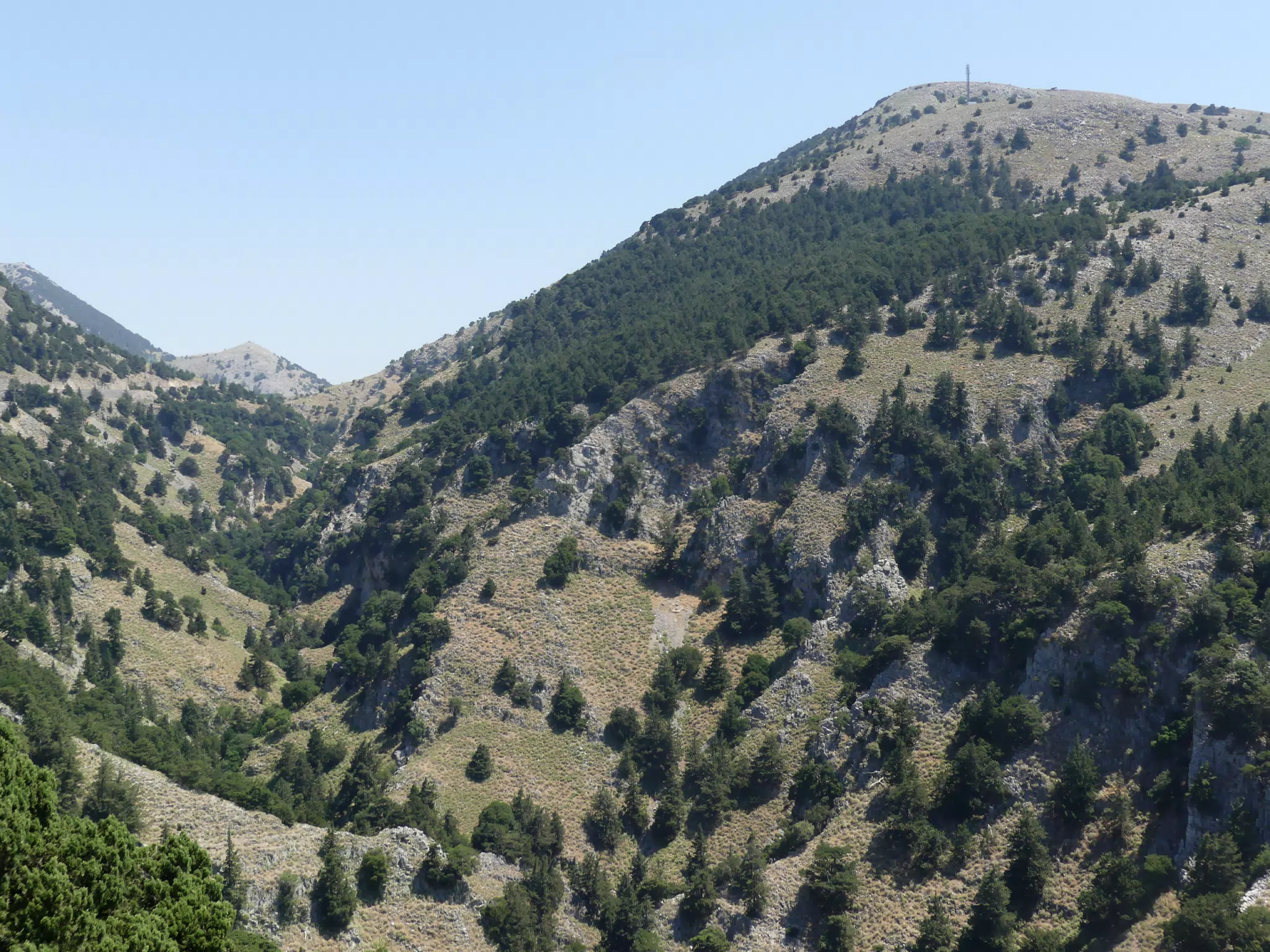 Mountain Across Gorge on Crete