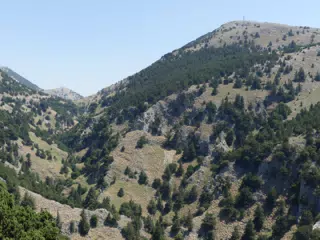 Mountain Across Gorge on Crete
