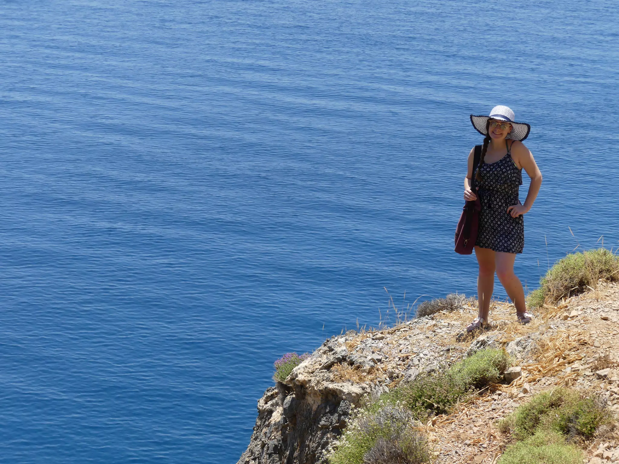 Madeline Posing by the Sea