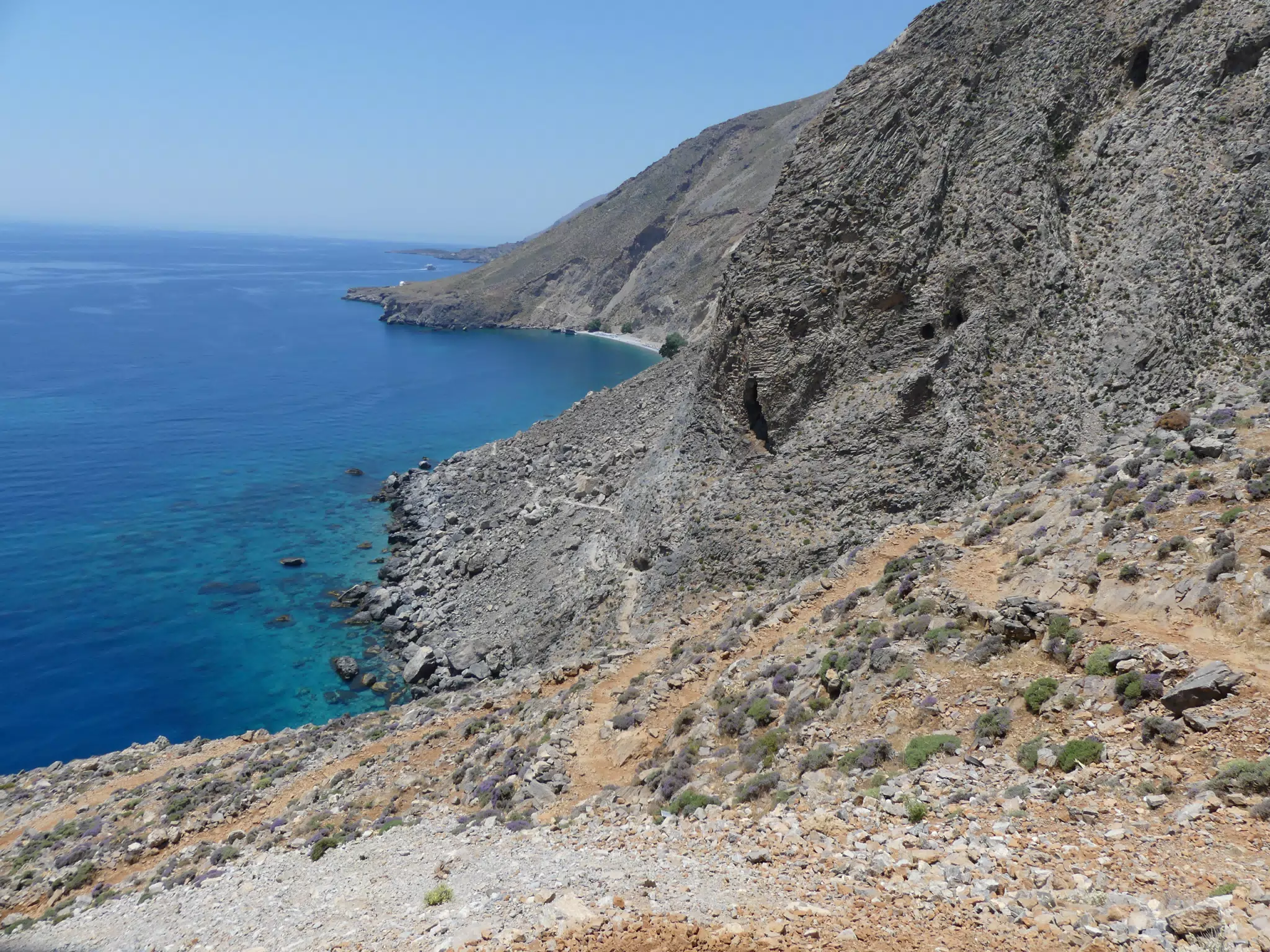 Beginning of the Eastern Glyka Nera Trail