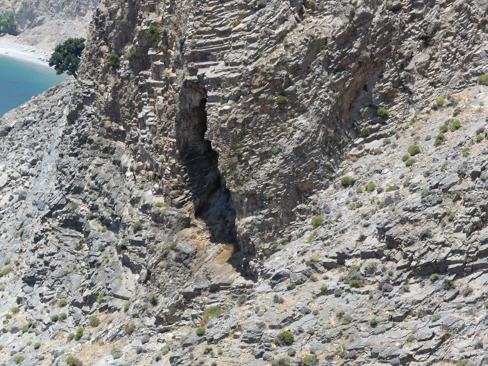 Cave on the Glyka Nera Trail