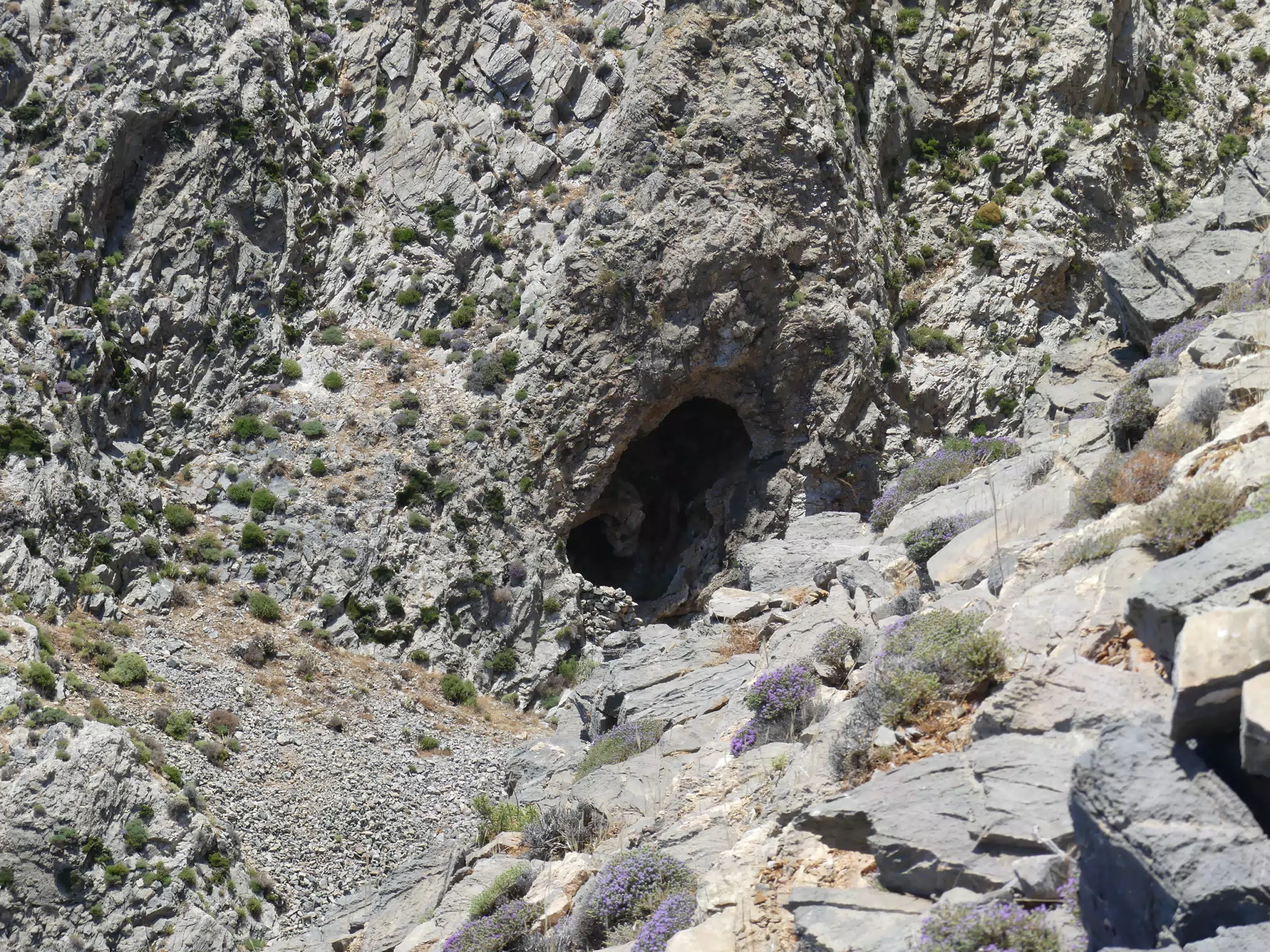 Cave on Glyka Nera Trail