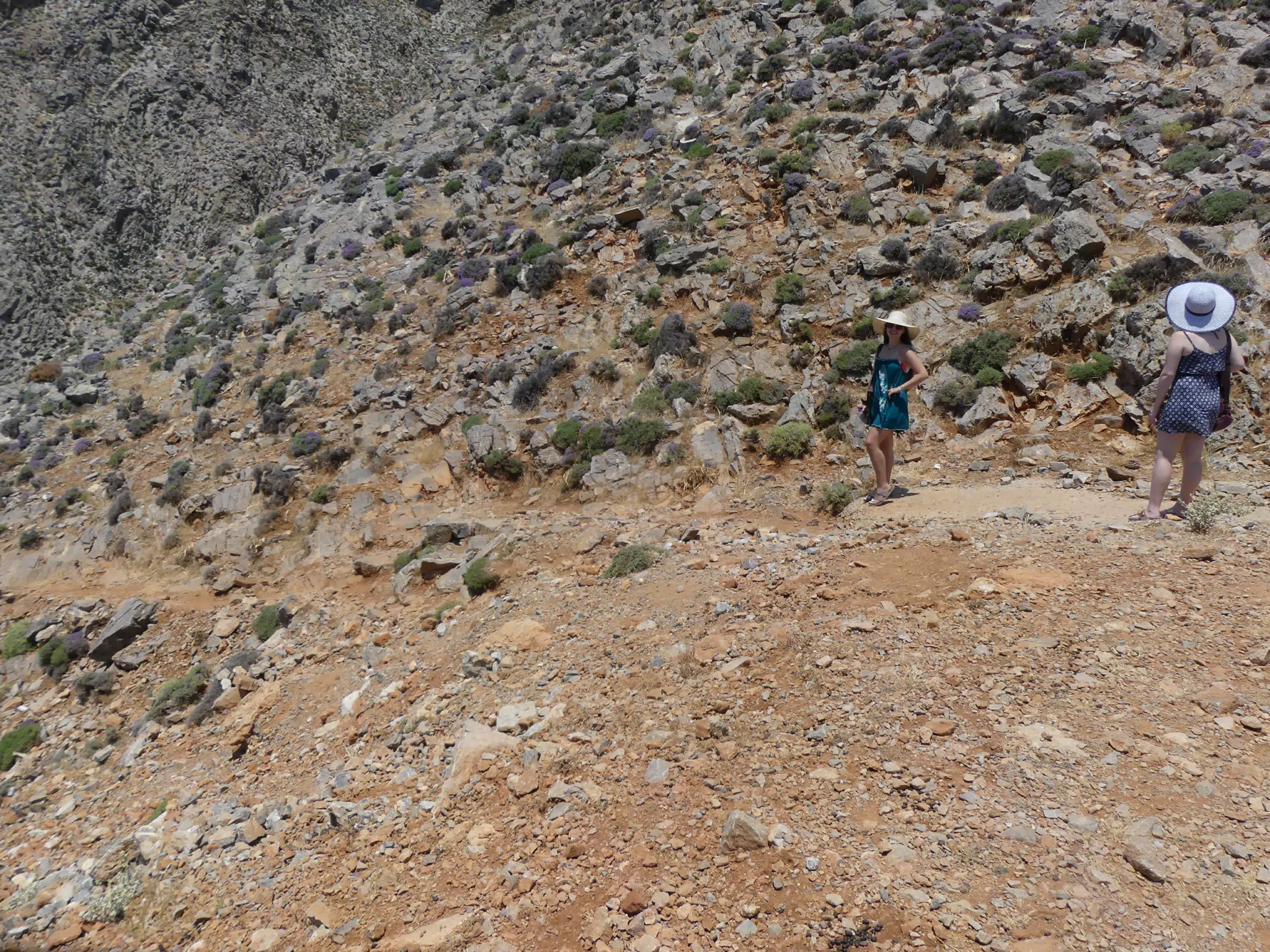 Girls on the Glyka Nera Trail