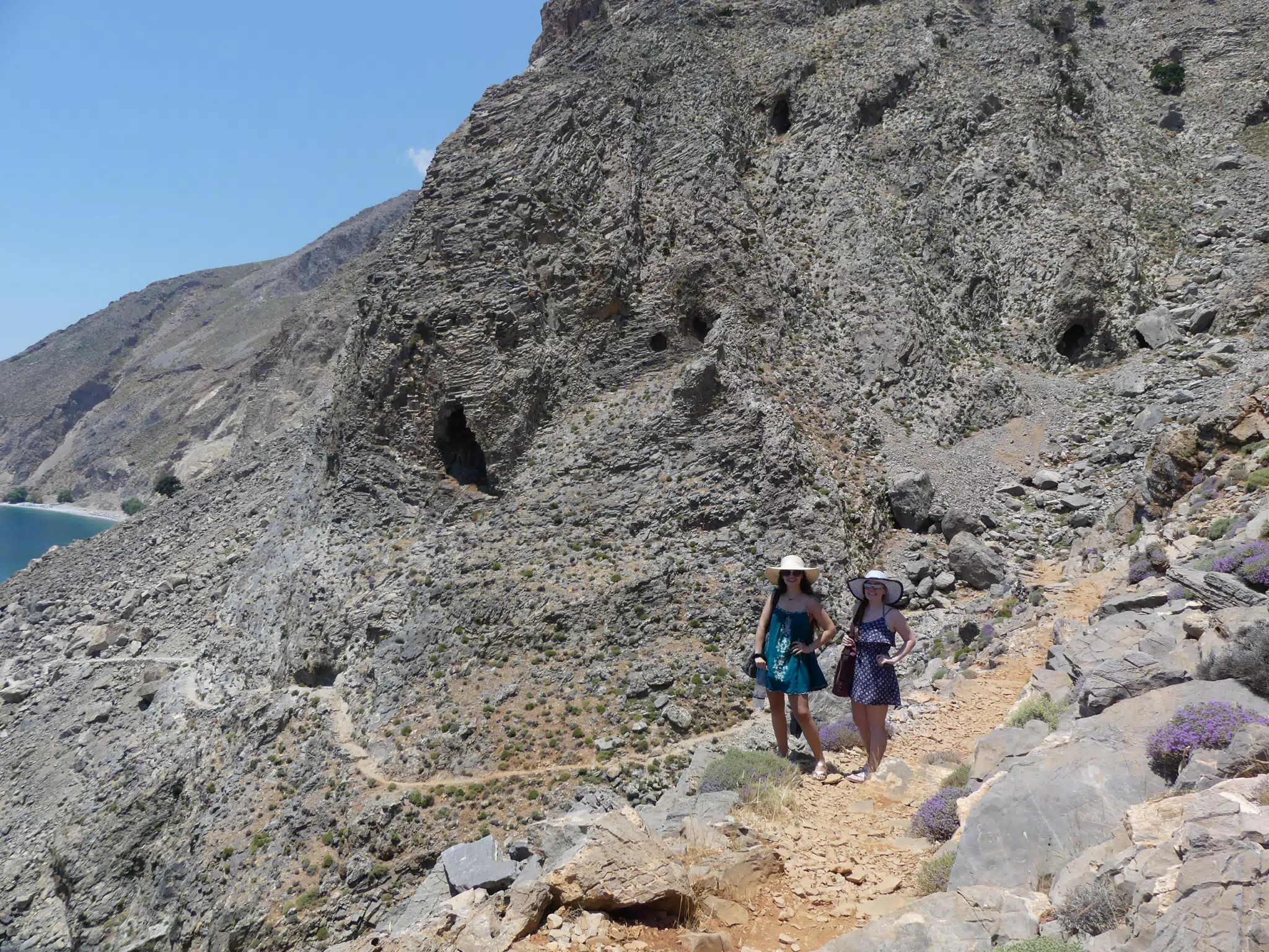 Girls on the Glyka Nera Trail