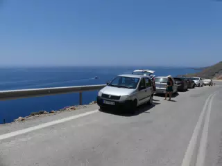 Car Parked Near Sweet Water Beach Trailhead