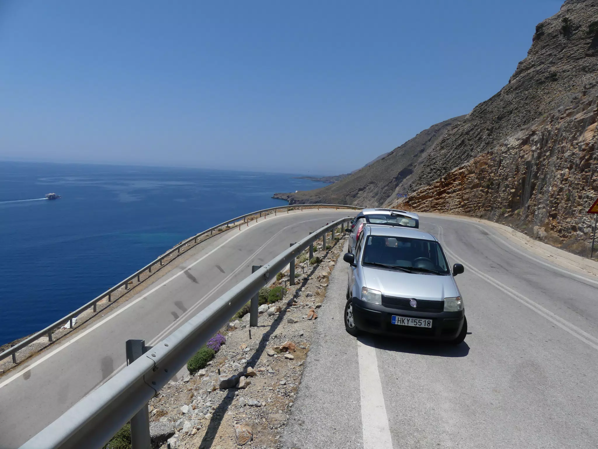 Our Car Parked at Glyka Nera