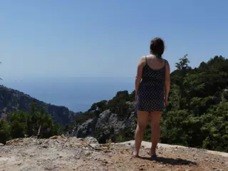 Madeline Looking Out to Sea