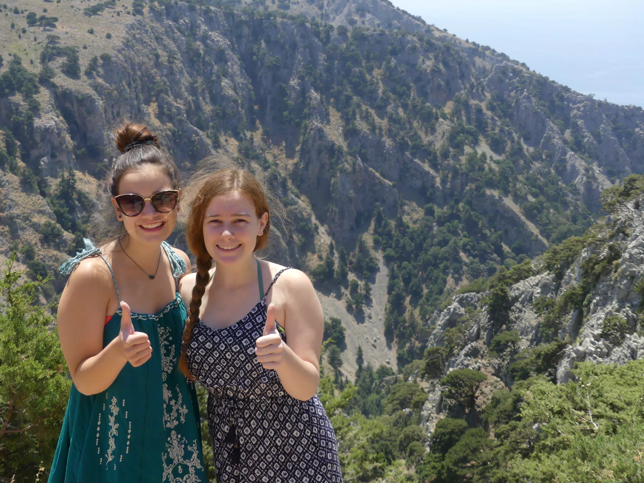 Thumbs Up Sisters by Gorge