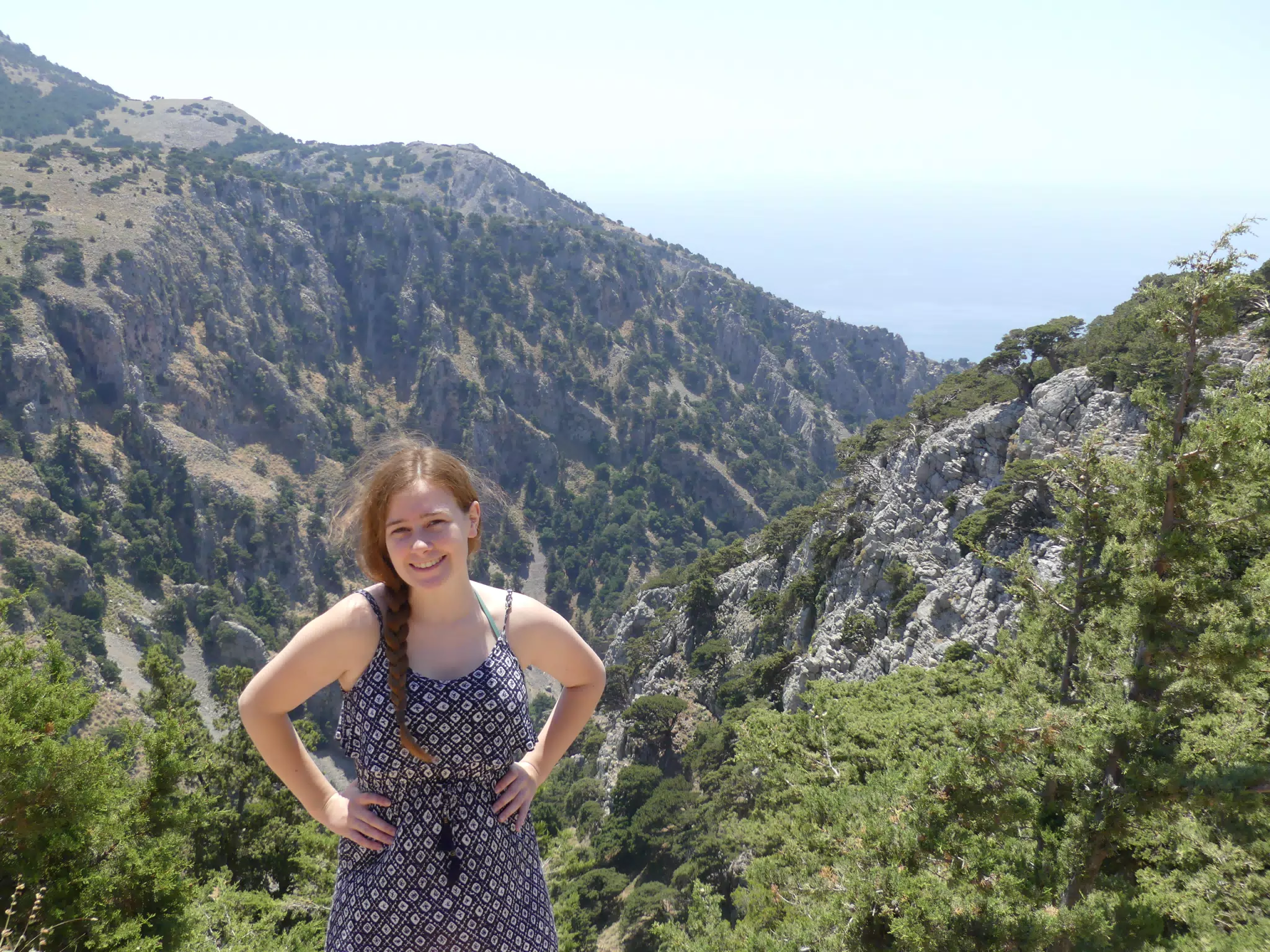 Madeline on Crete