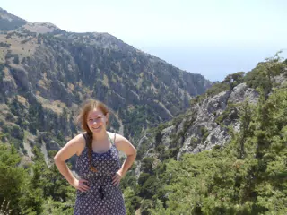 Madeline on Crete