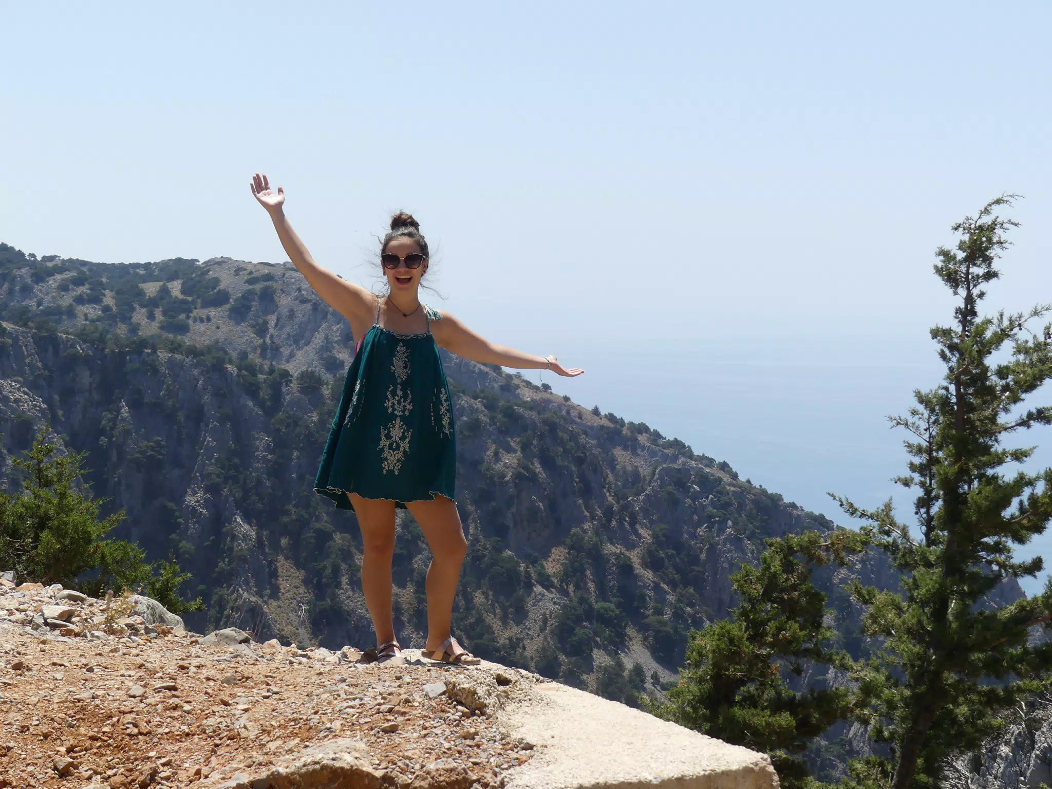 Emily on Crete
