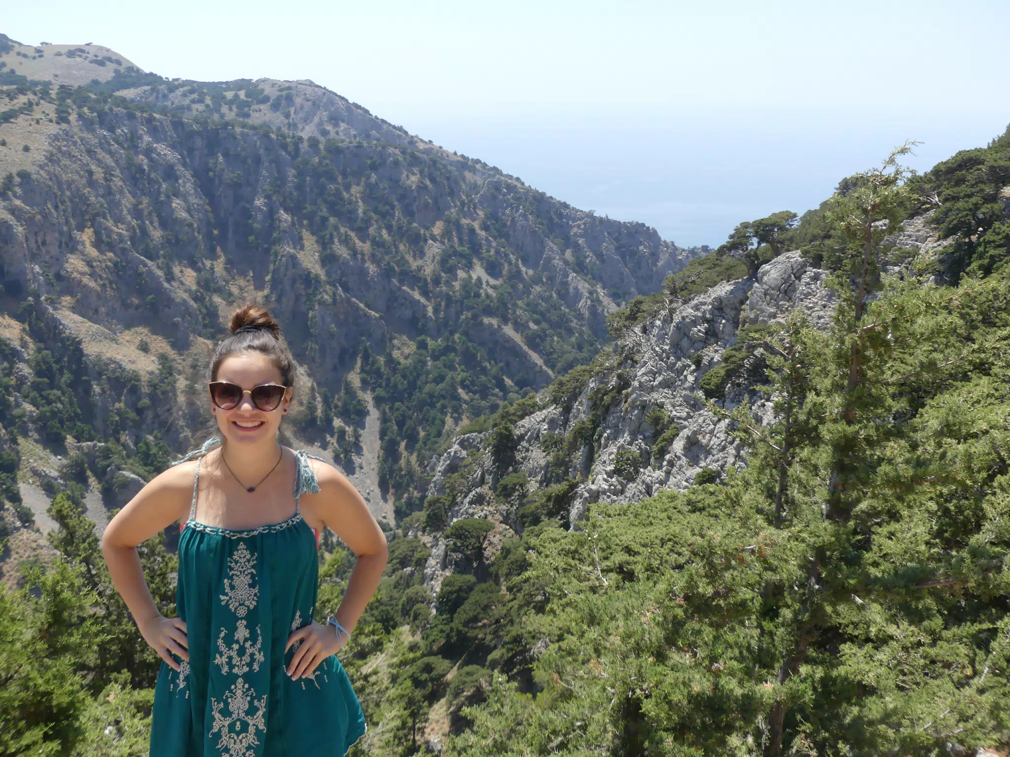 Girl Posing on Crete