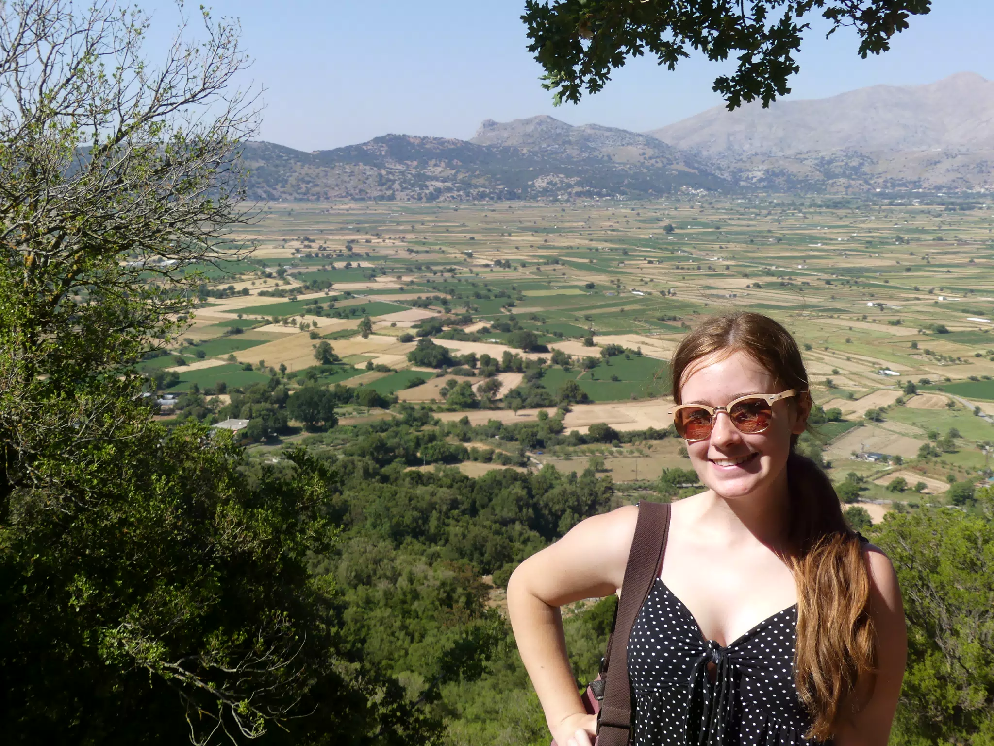 Madeline Above the Lasithi Plateau